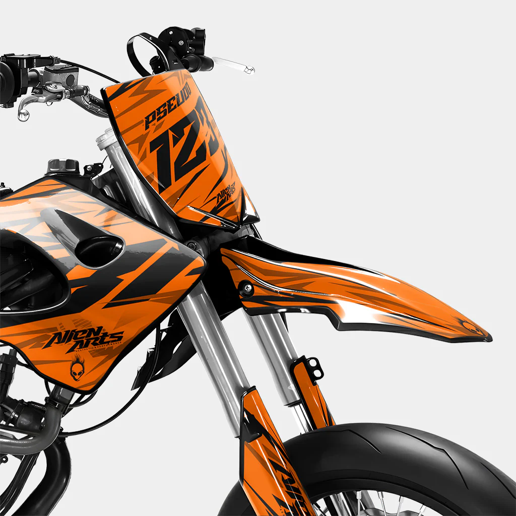 0RBIS - Kit deco DERBI 50cc - Orange - Image 2