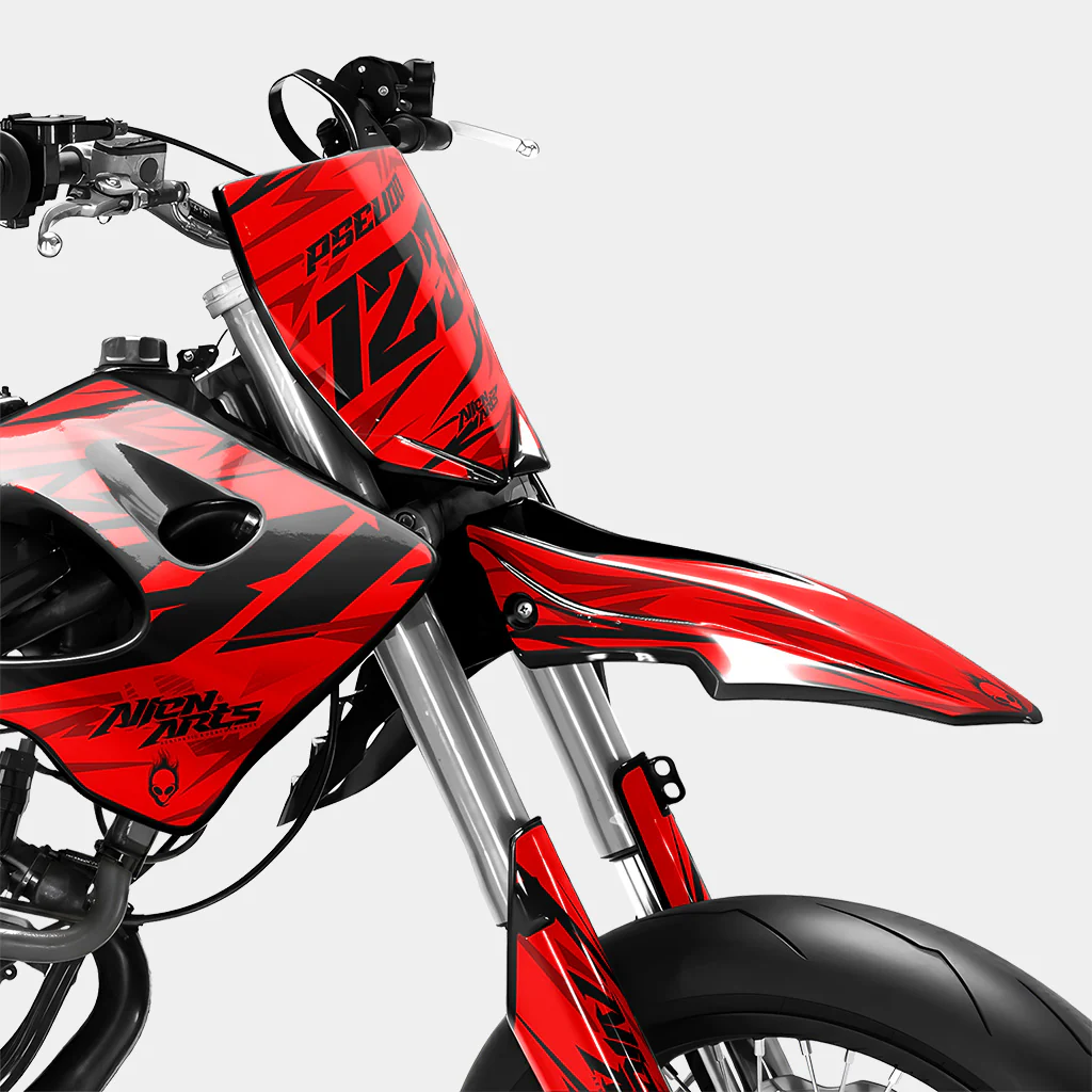 0RBIS - Kit deco DERBI 50cc - Rouge - Image 2