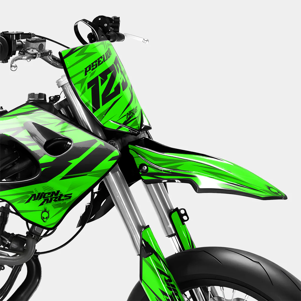 0RBIS - Kit deco DERBI 50cc - Vert - Image 2