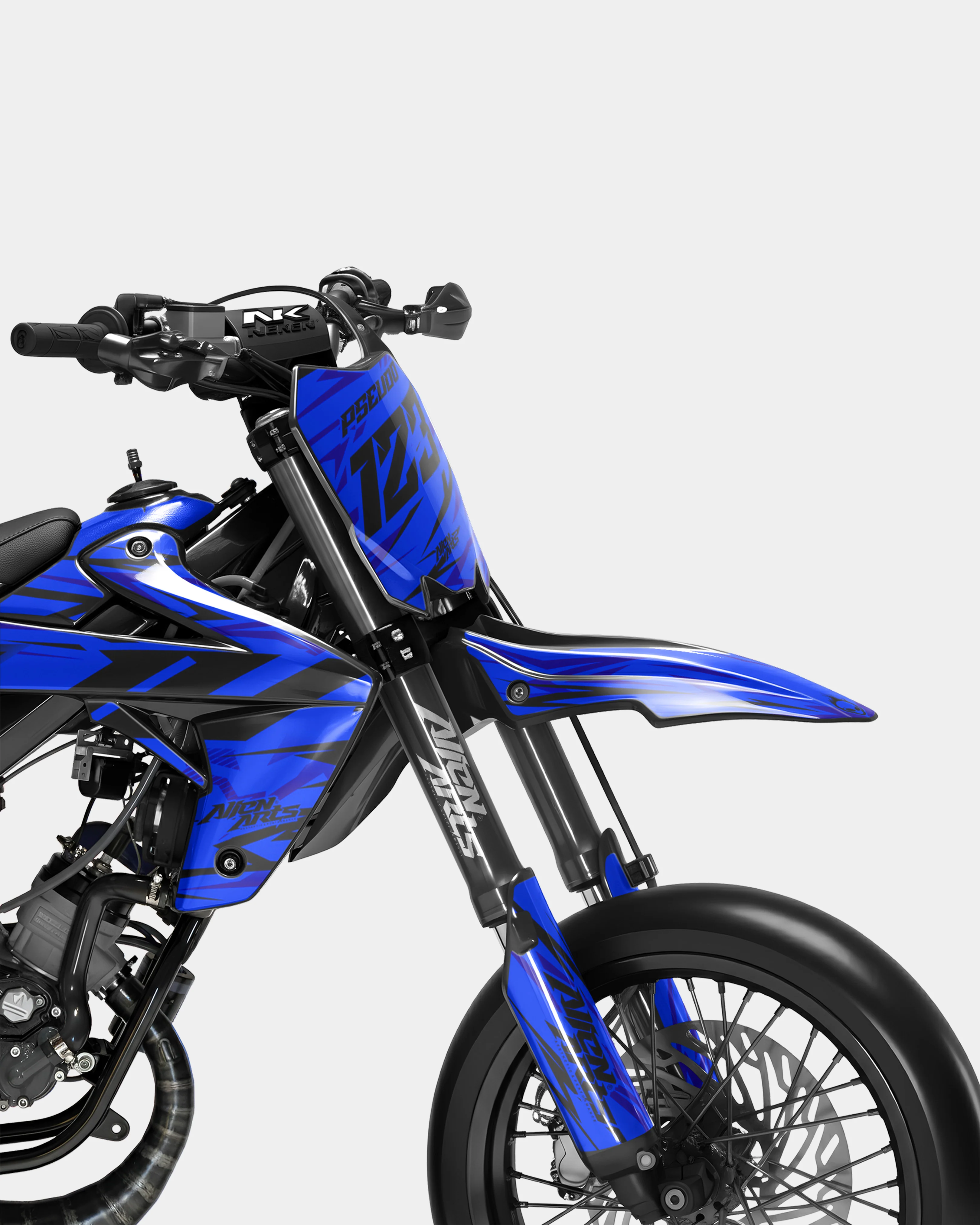 0RBIS - Kit deco RIEJU 50cc - Bleu Foncé - Image 2