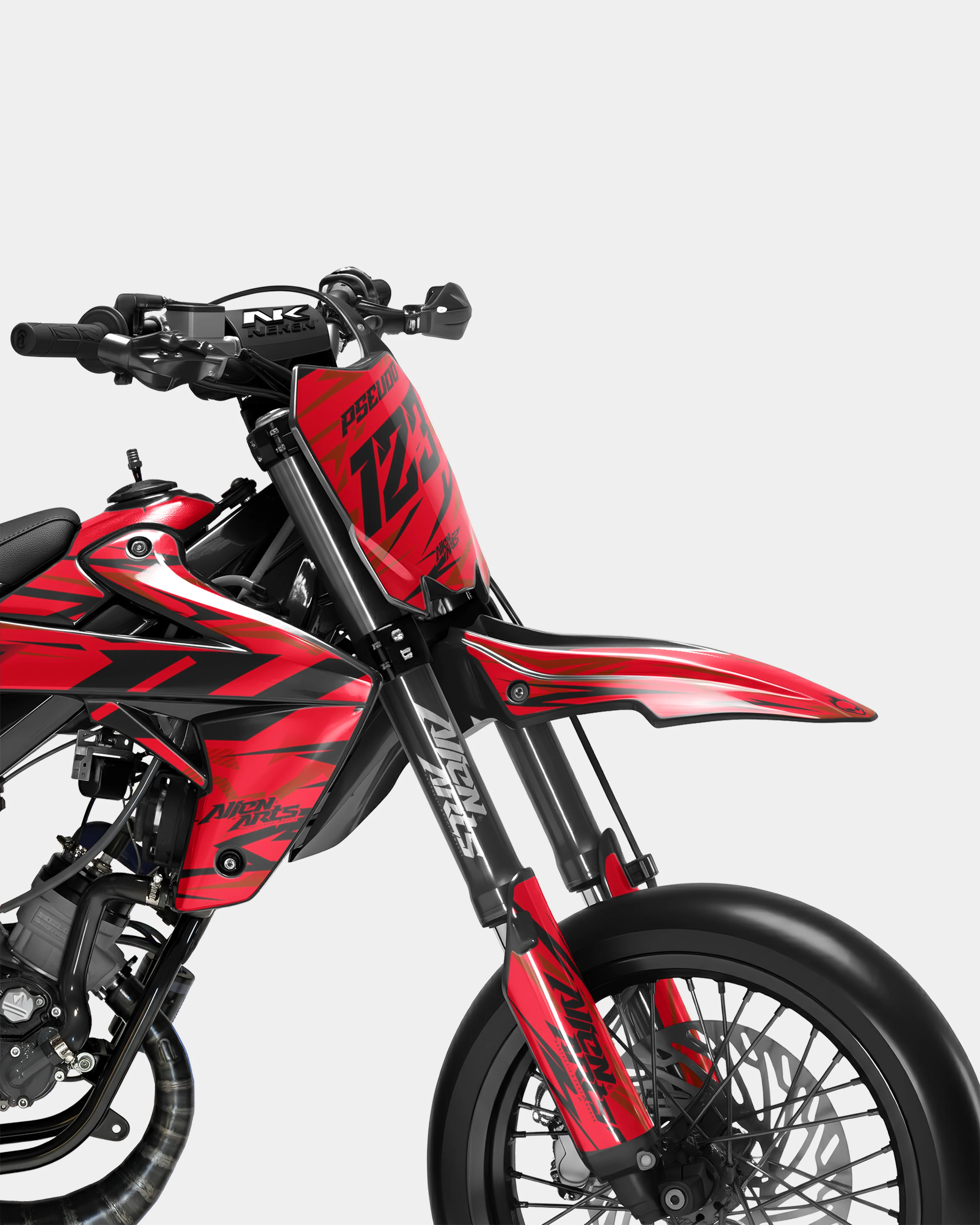 0RBIS - Kit deco RIEJU 50cc - Rouge - Image 2