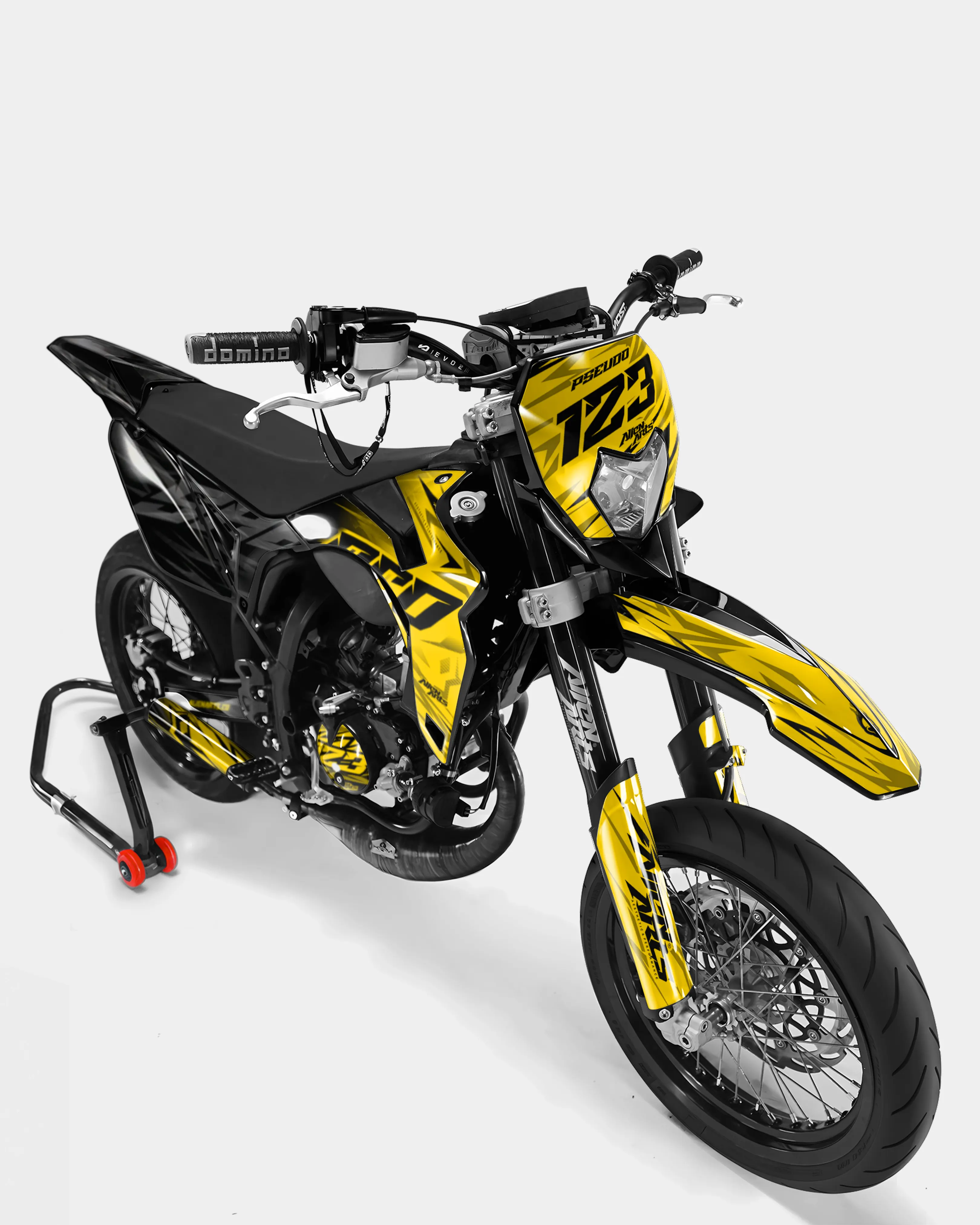 0RBIS - Kit deco SHERCO 50cc - Jaune foncé - Image 2