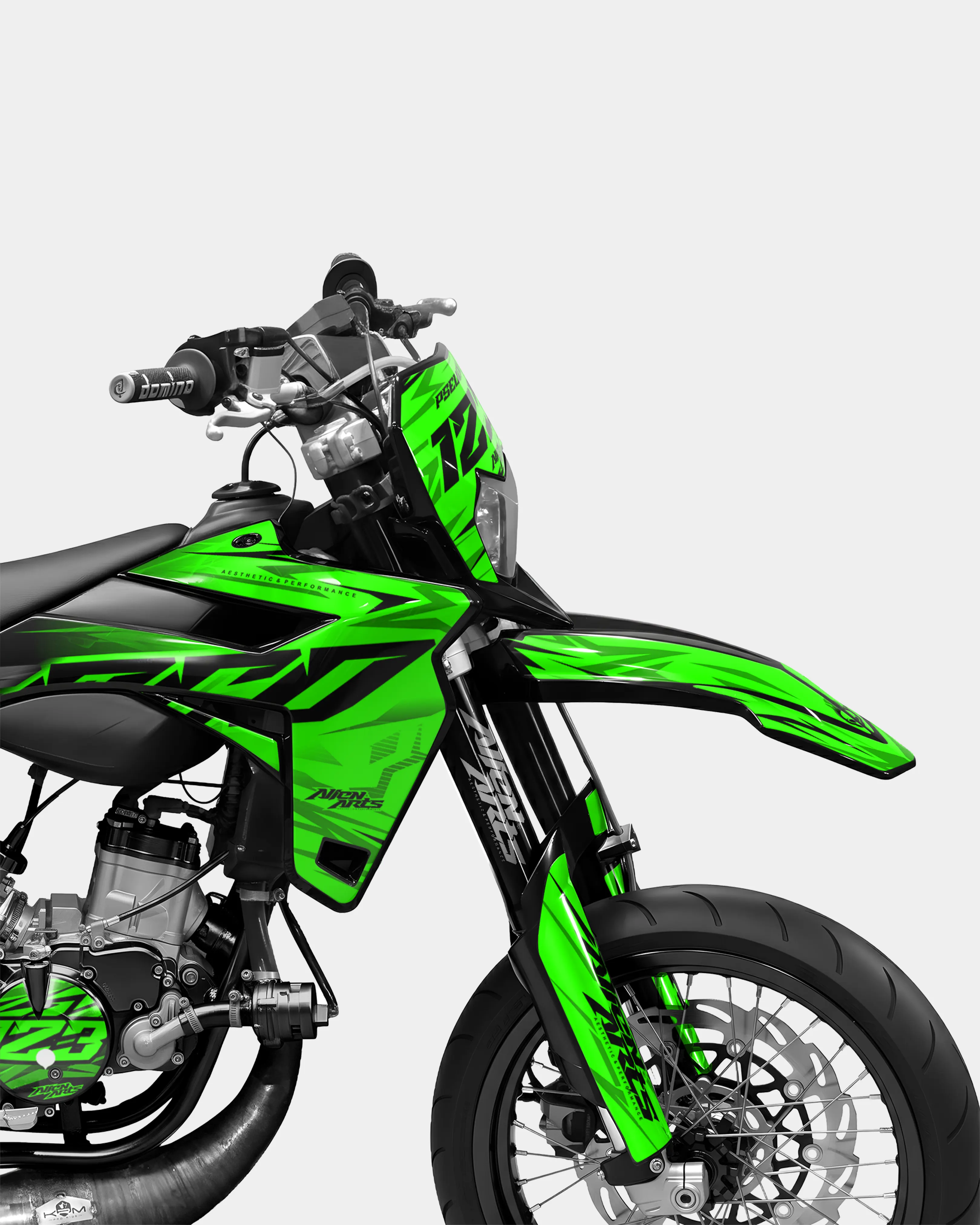0RBIS - Kit deco SHERCO 50cc - Vert - Image 3