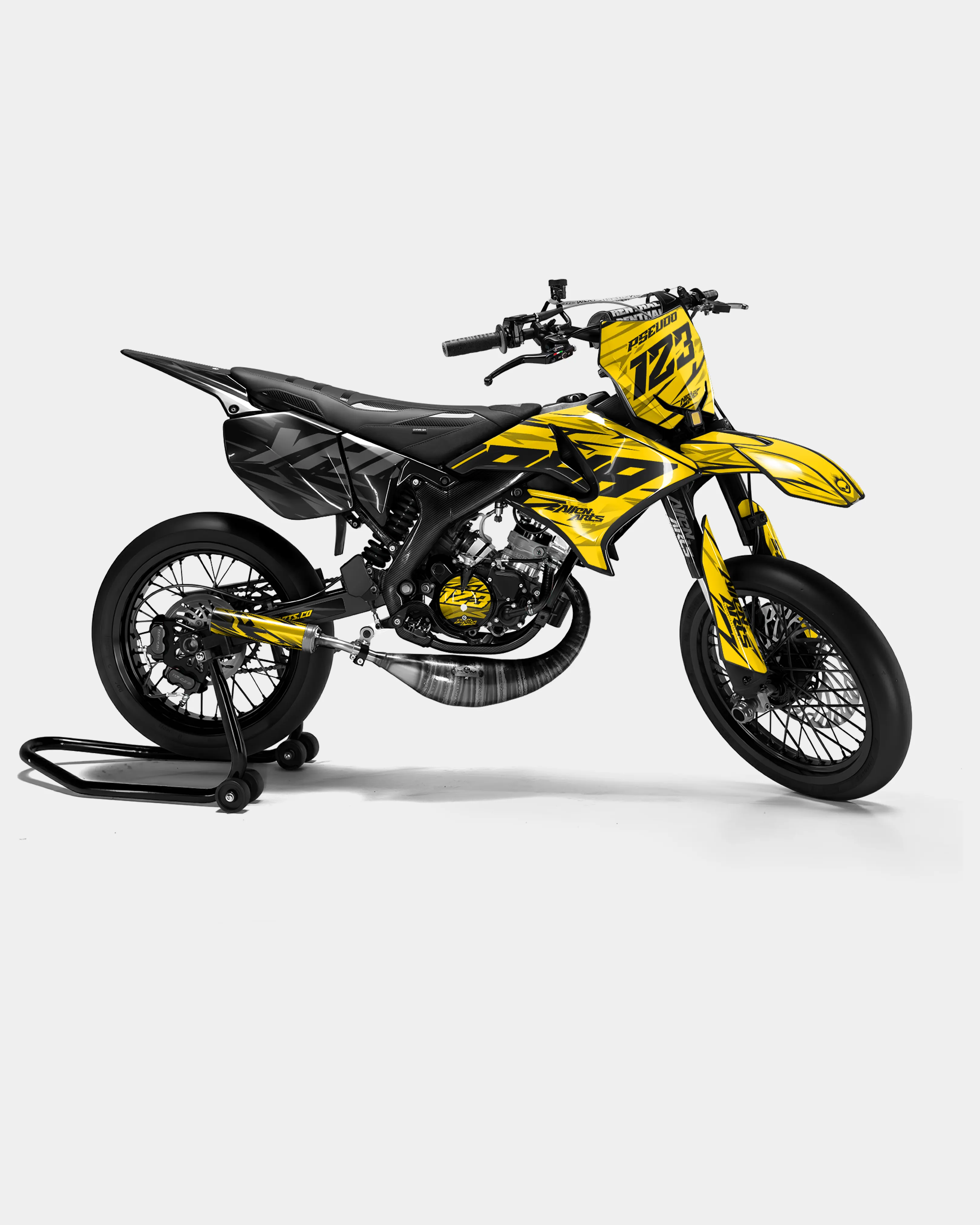 0RBIS - Kit deco YAMAHA DT 50cc - Jaune foncé