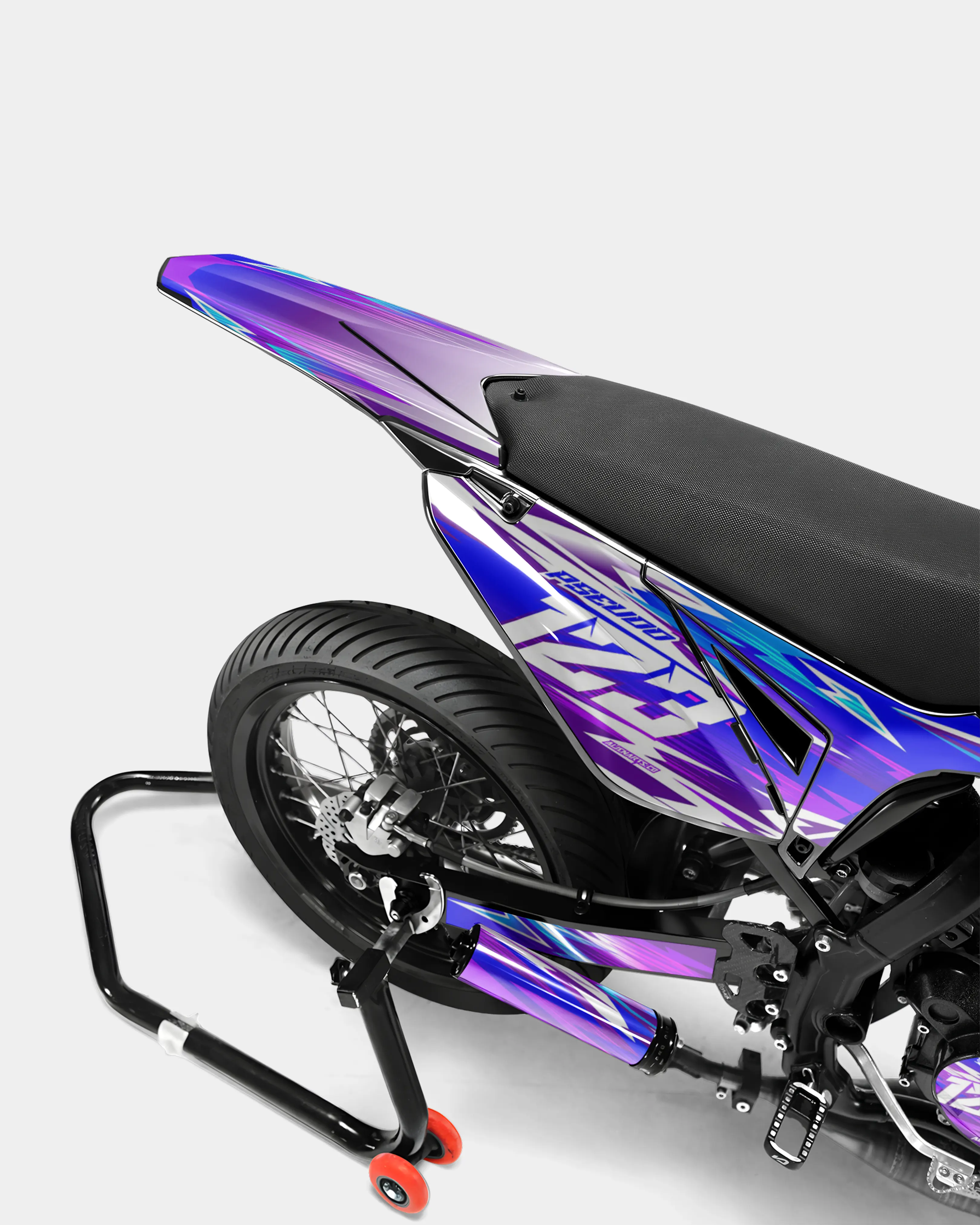 AUROPE - Kit deco SHERCO 50cc - Violet Bleu - Image 4