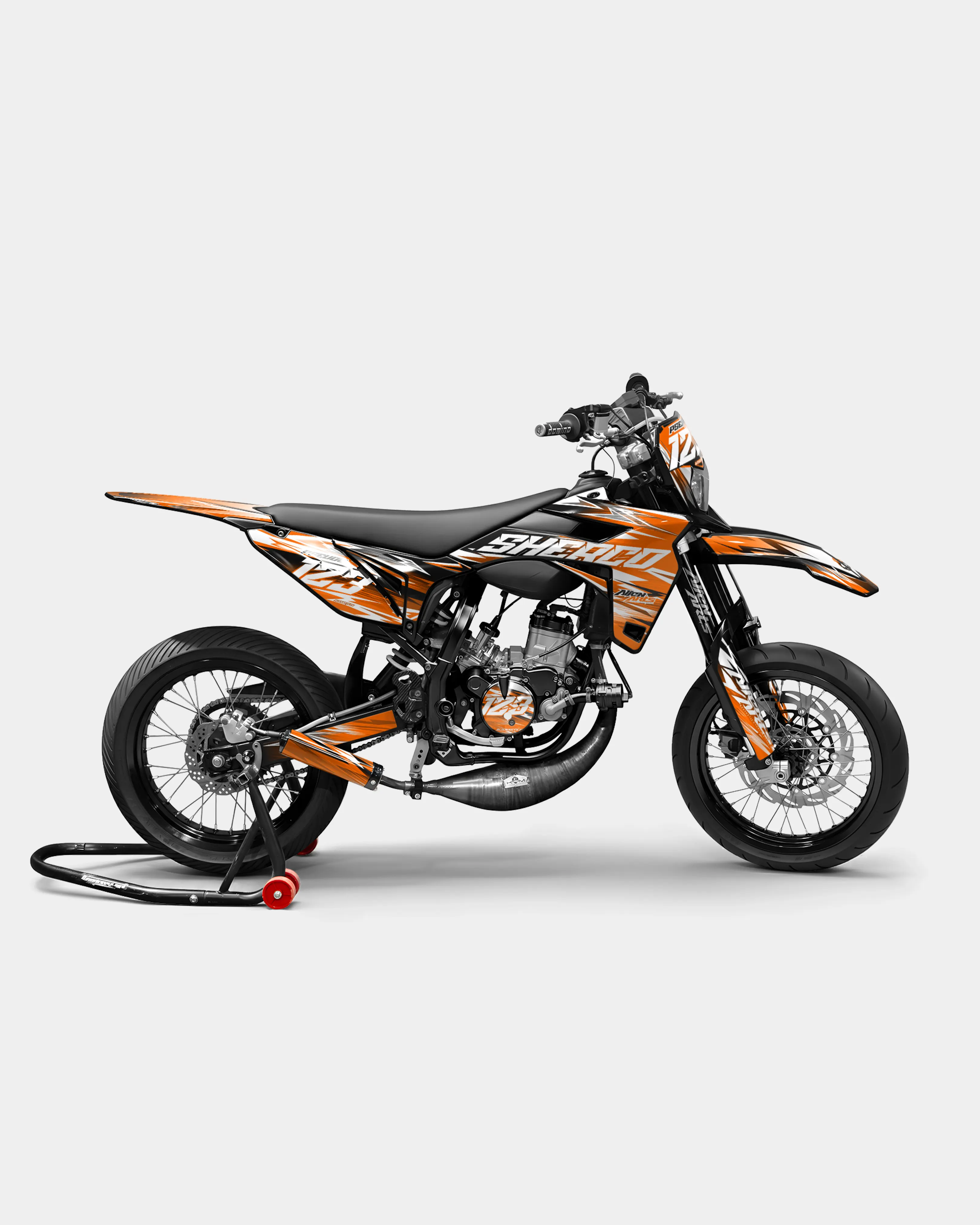 AUROPE - Kit deco SHERCO 50cc - Orange