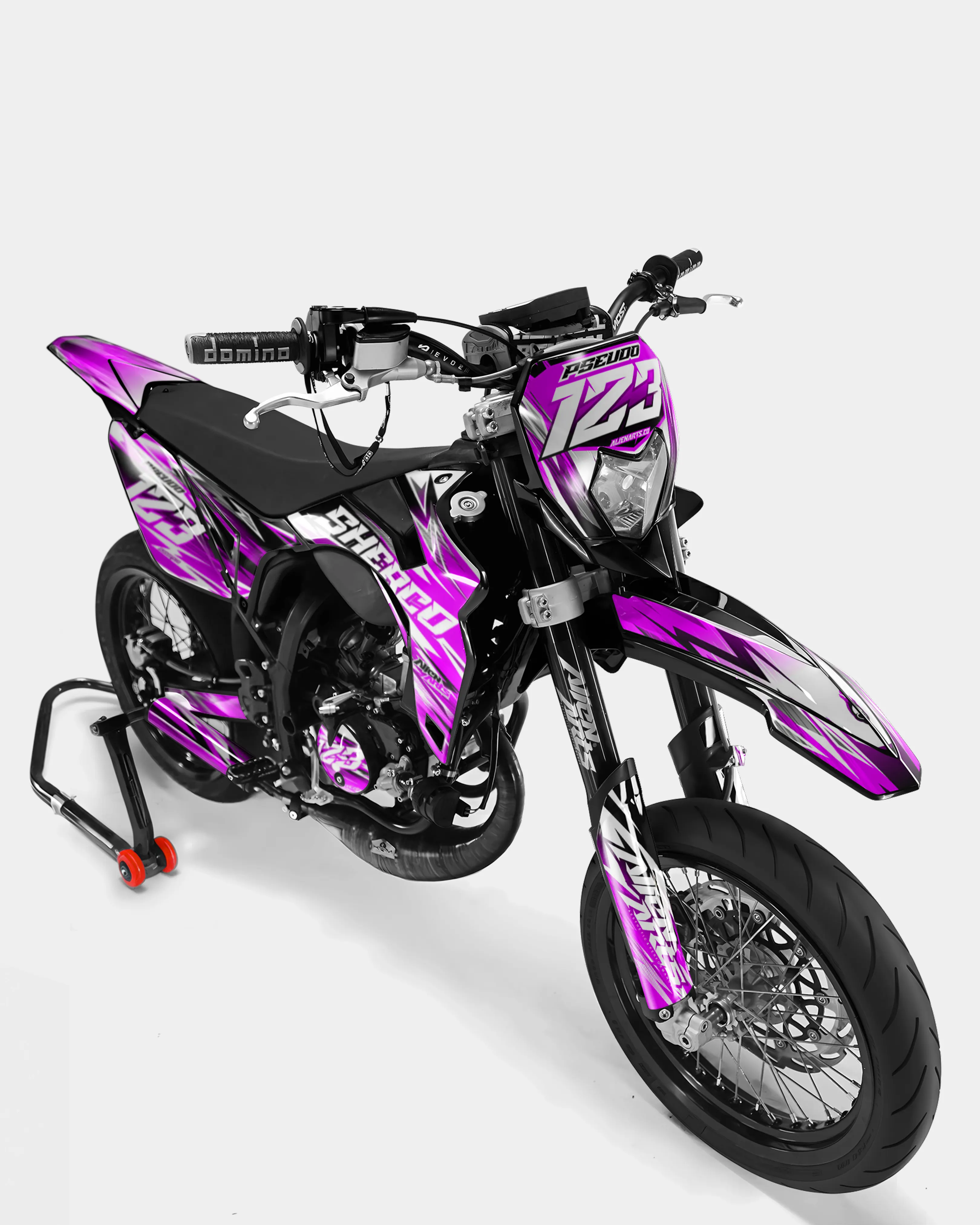 AUROPE - Kit deco SHERCO 50cc - Rose - Image 2