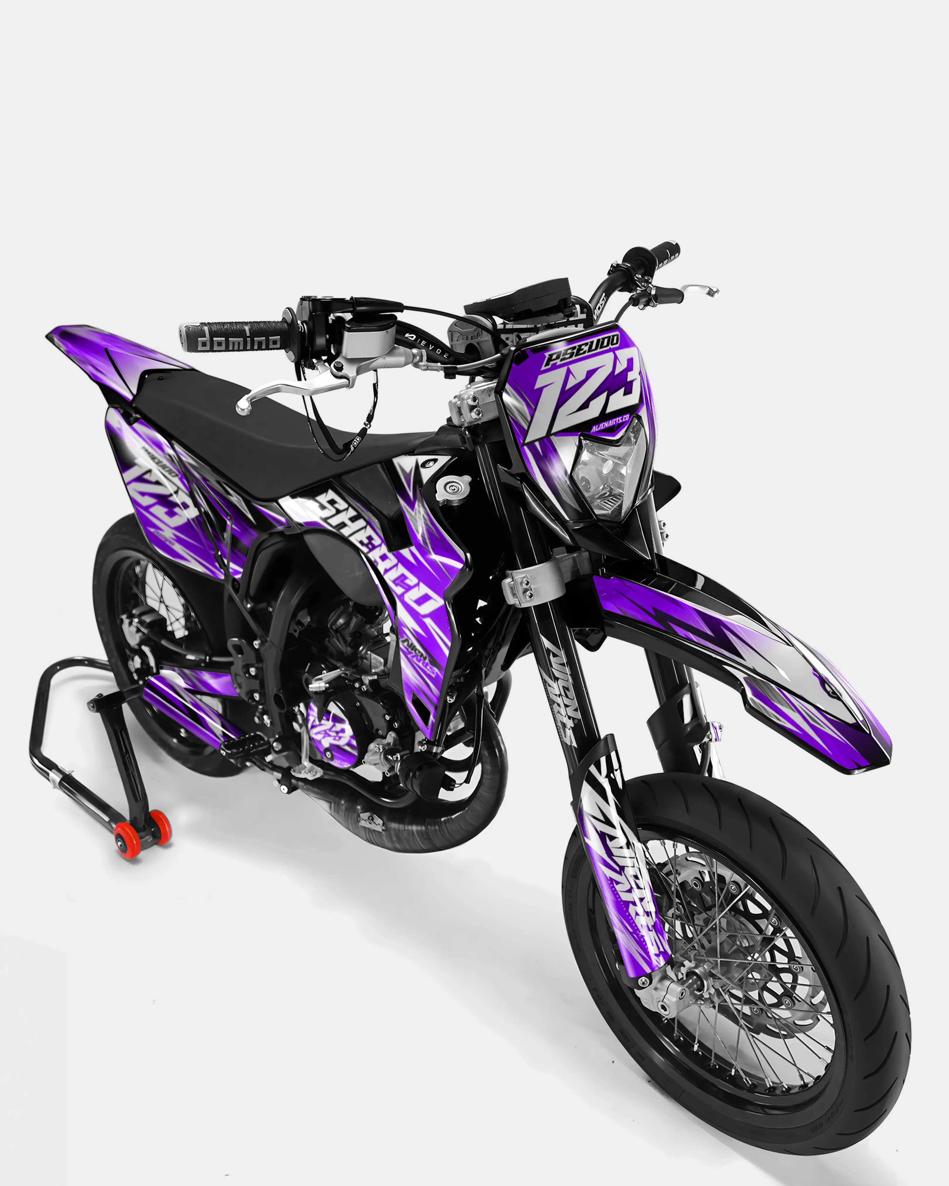 AUROPE - Kit deco SHERCO 50cc - Violet - Image 2