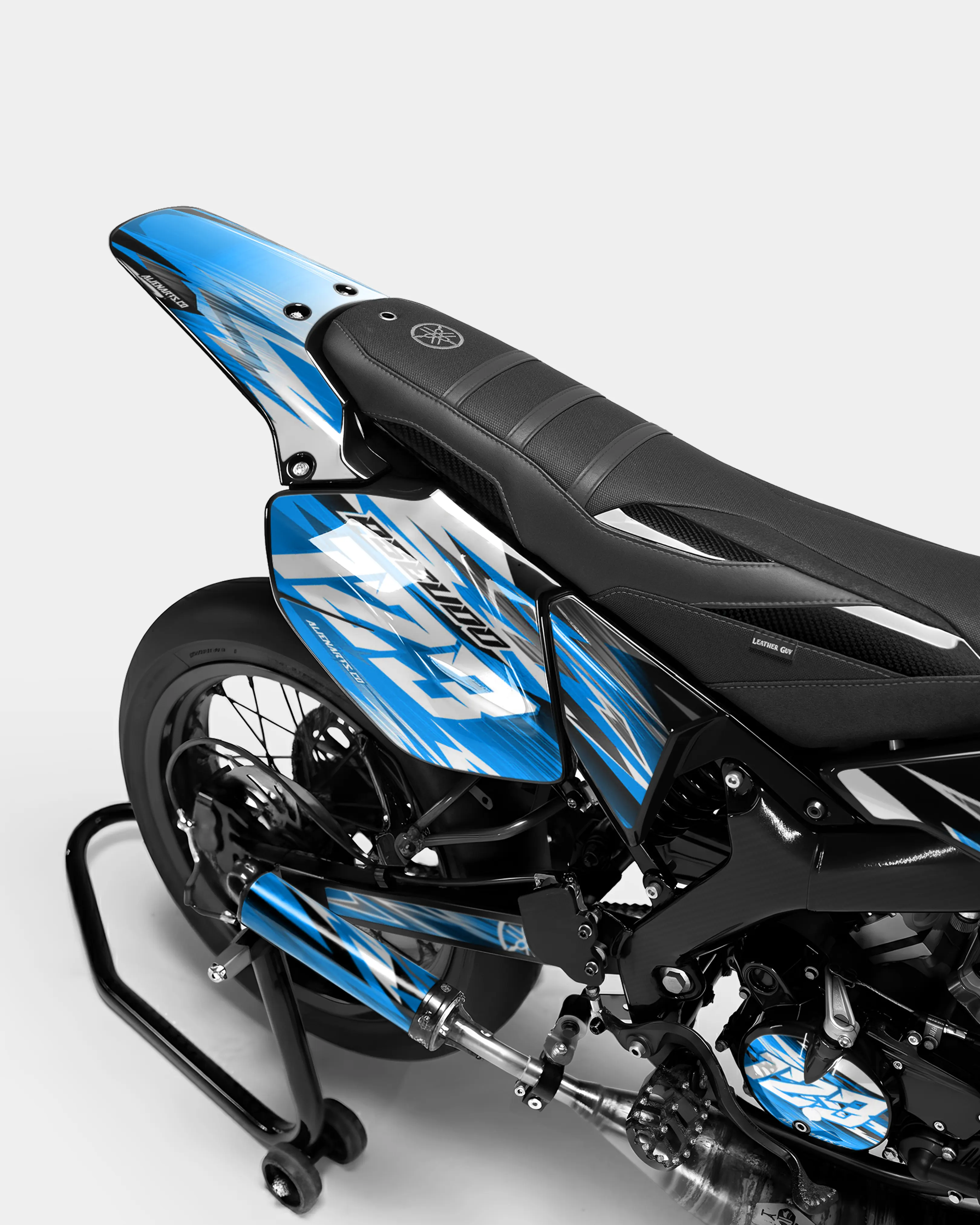 AUROPE - Kit deco YAMAHA DT 50cc - Bleu - Image 3