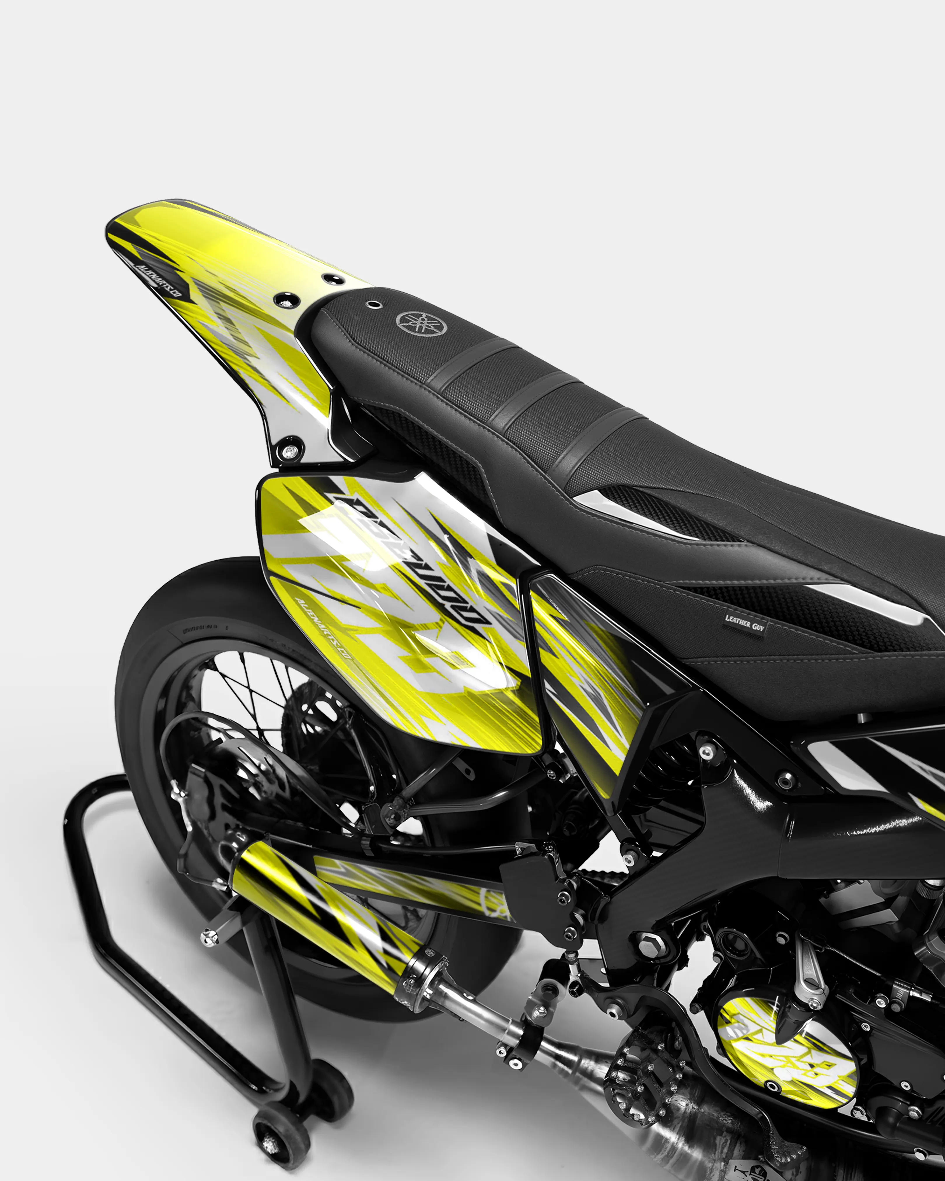 AUROPE - Kit deco YAMAHA DT 50cc - Jaune - Image 3