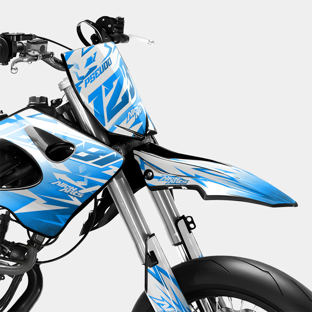 CALYPSO - Kit deco DERBI 50cc - Bleu - Image 2