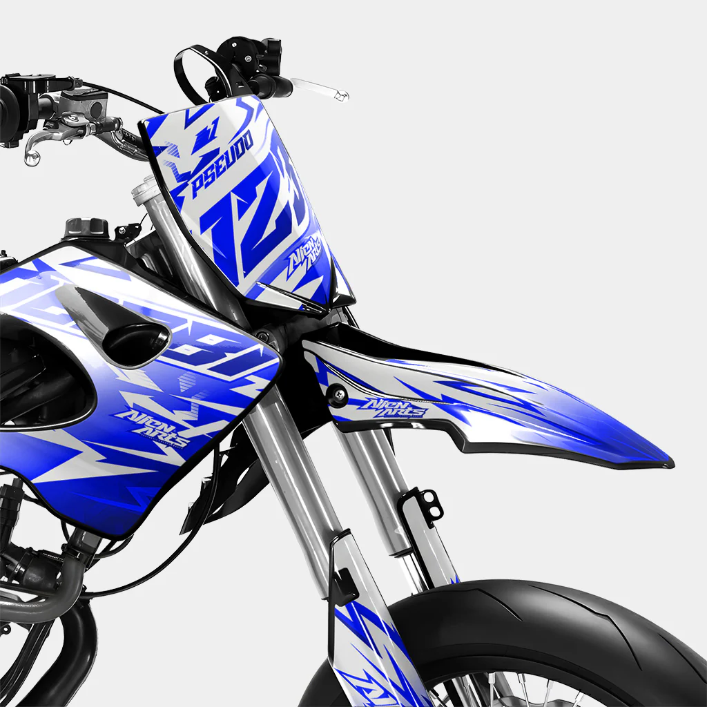CALYPSO - Kit deco DERBI 50cc - Bleu Foncé - Image 2
