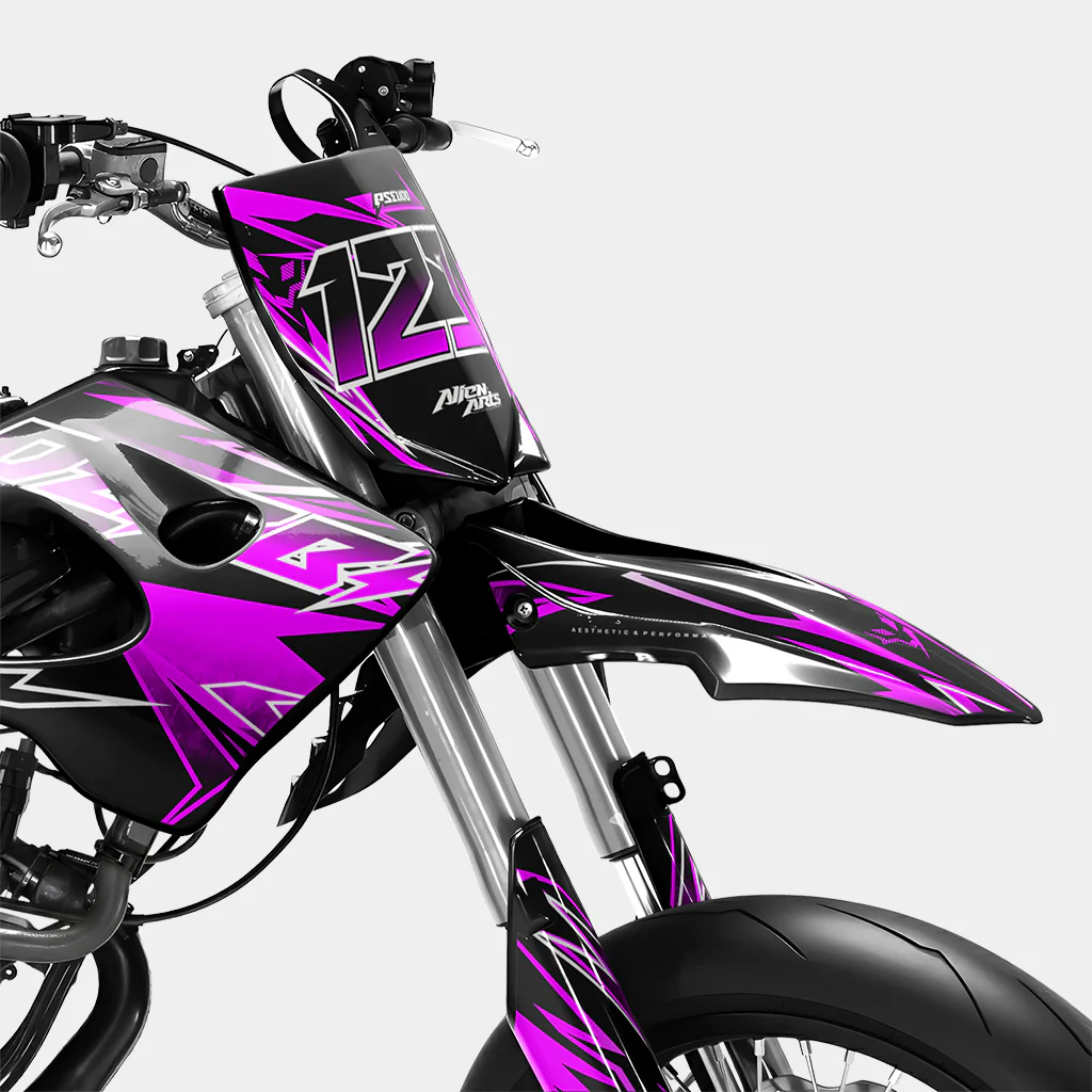 BRUME - Kit deco DERBI 50cc - Rose - Image 2