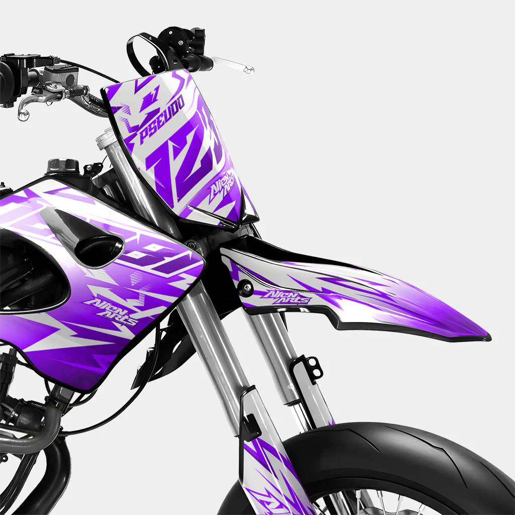 CALYPSO - Kit deco DERBI 50cc - Violet - Image 2