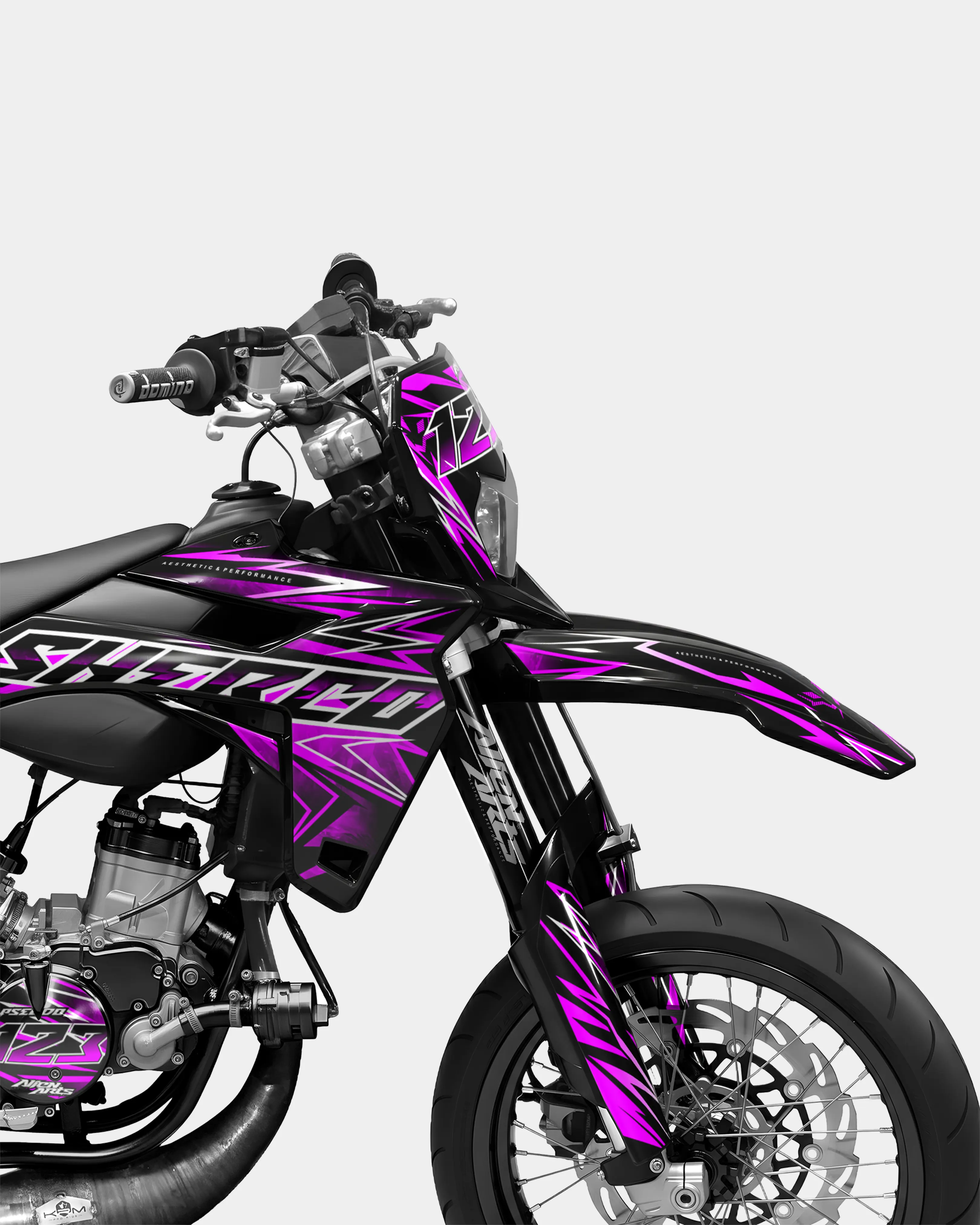 BRUME - Kit deco SHERCO 50cc - Rose - Image 3