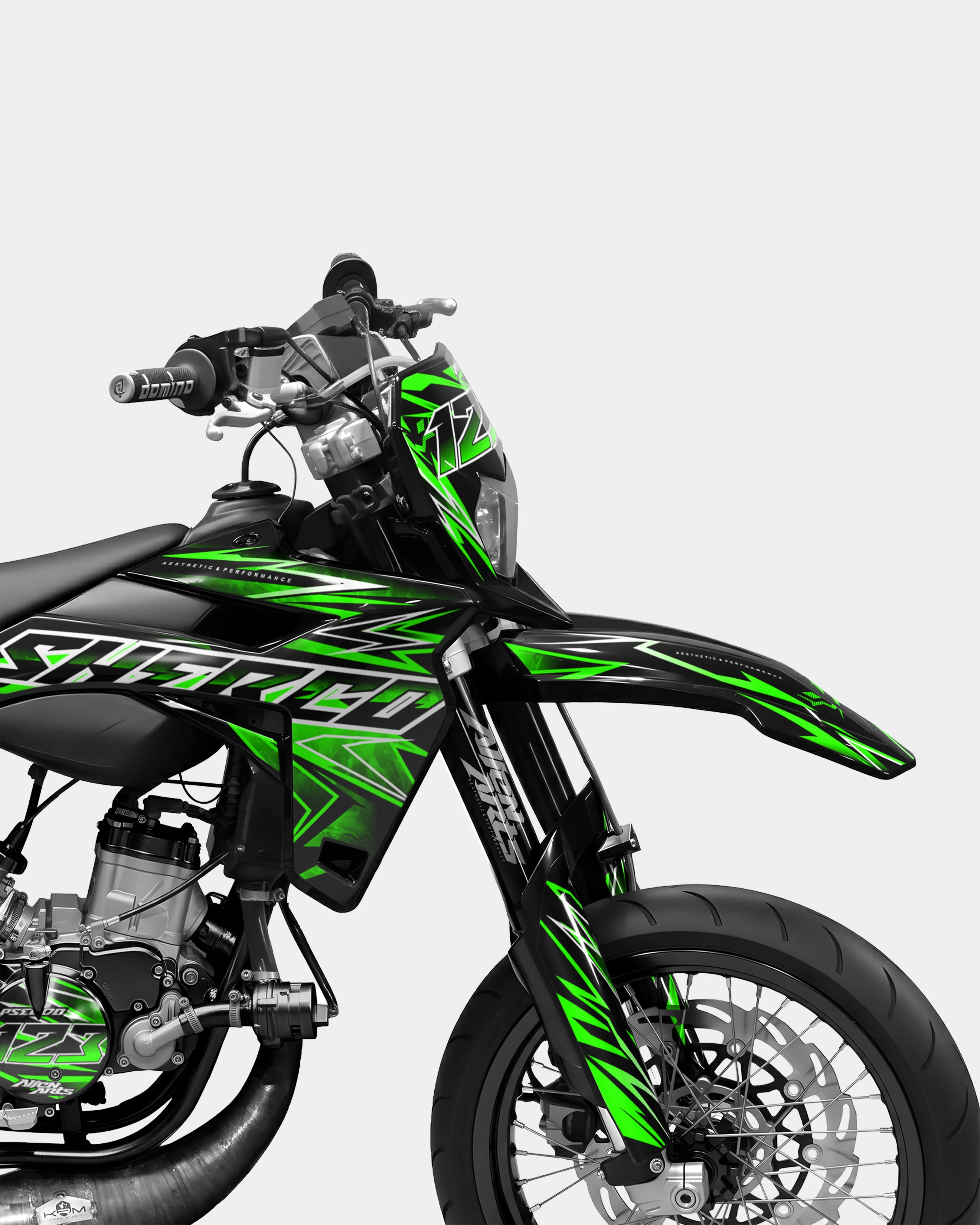 BRUME - Kit deco SHERCO 50cc - Vert - Image 3