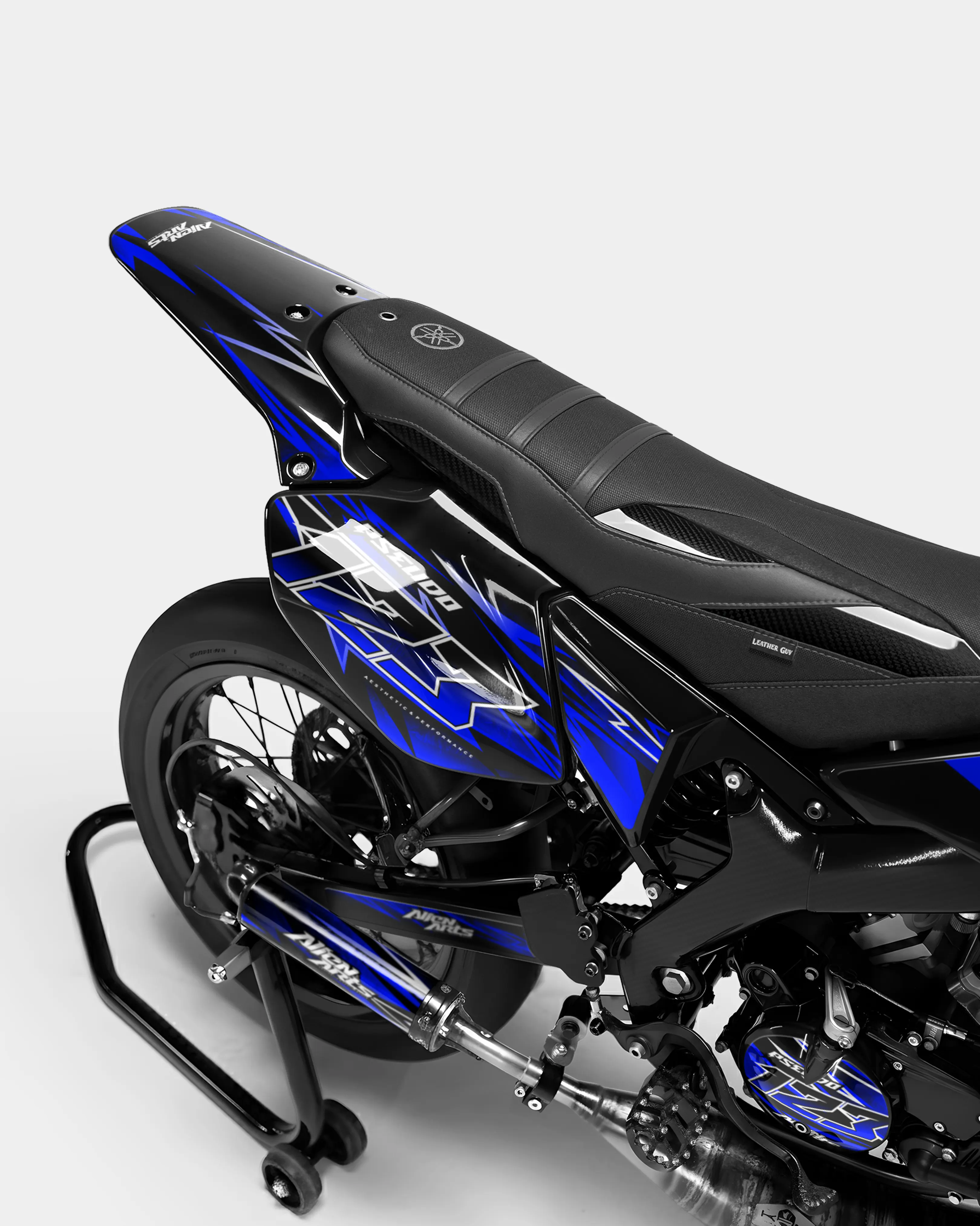 BRUME - Kit deco YAMAHA DT 50cc - Bleu foncé - Image 3