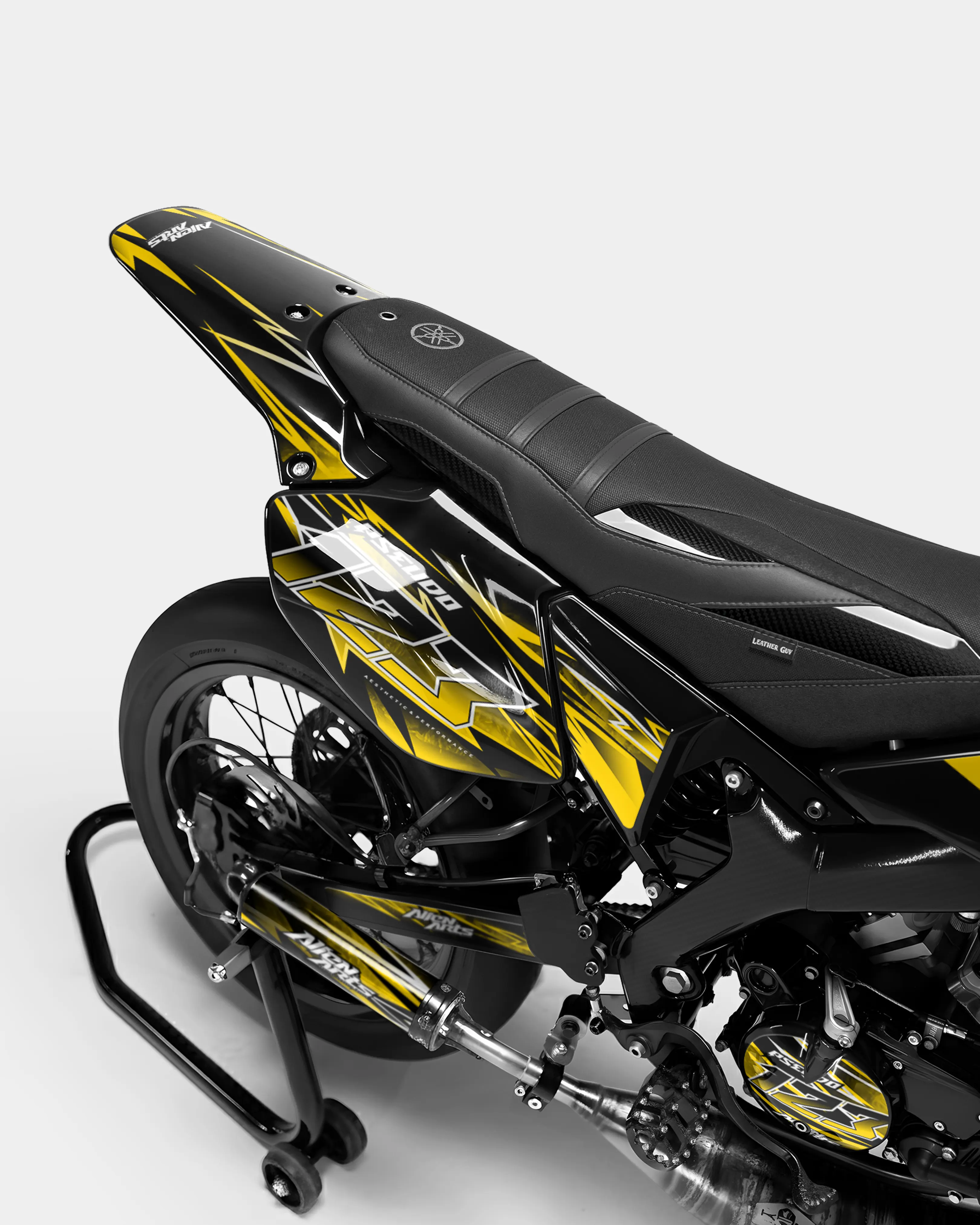 BRUME - Kit deco YAMAHA DT 50cc - Jaune foncé - Image 3