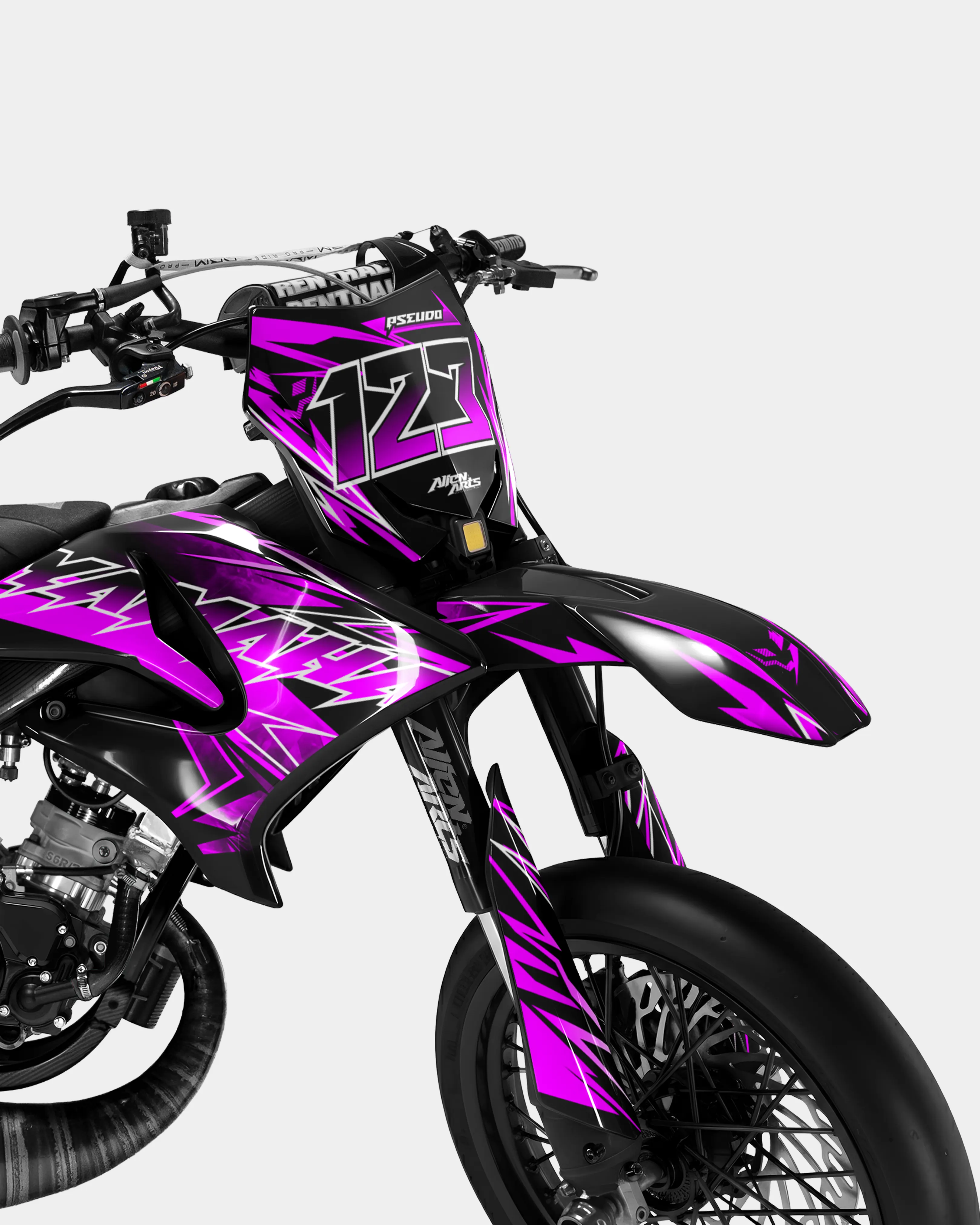 BRUME - Kit deco YAMAHA DT 50cc - Rose - Image 2