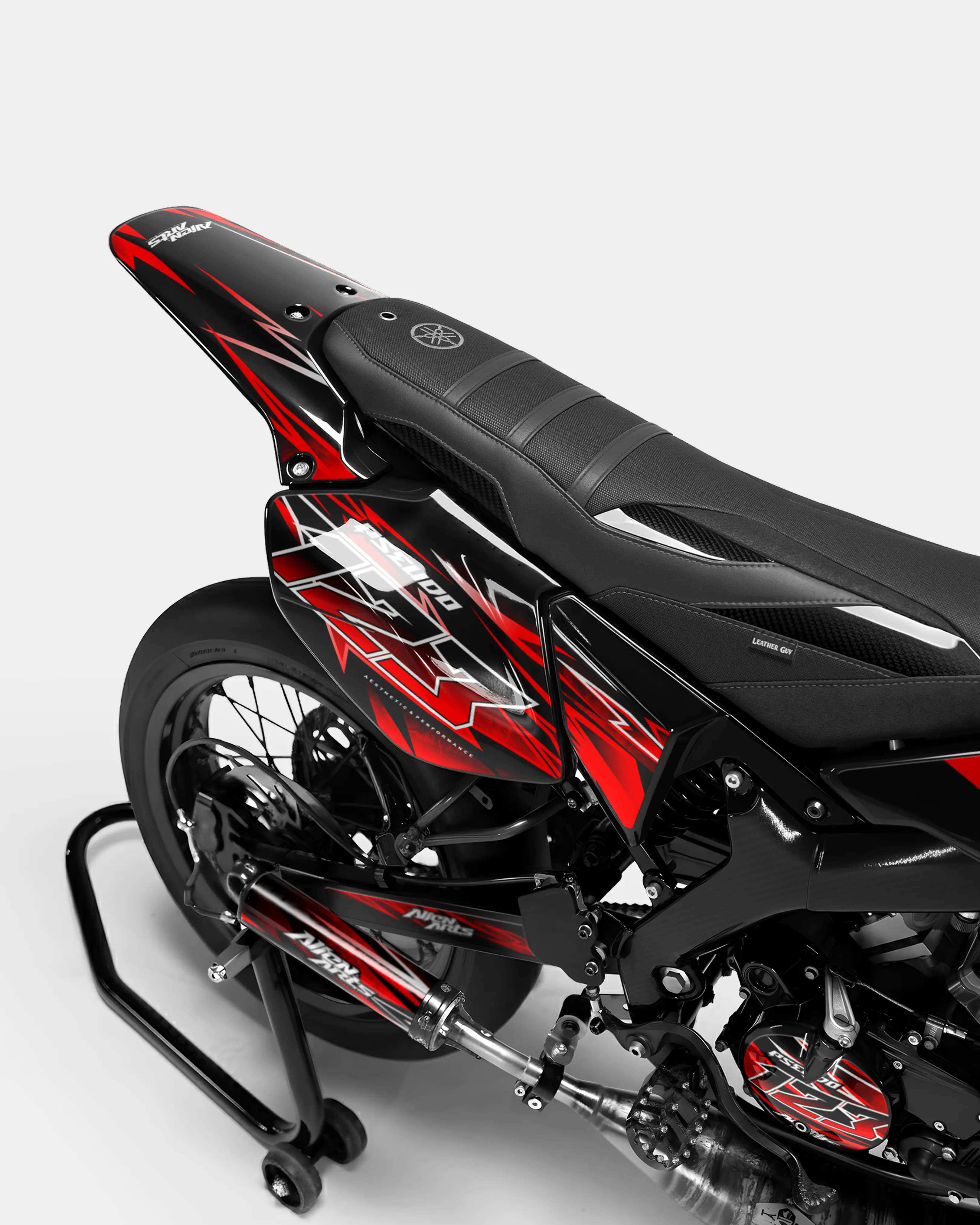 BRUME - Kit deco YAMAHA DT 50cc - Rouge - Image 3