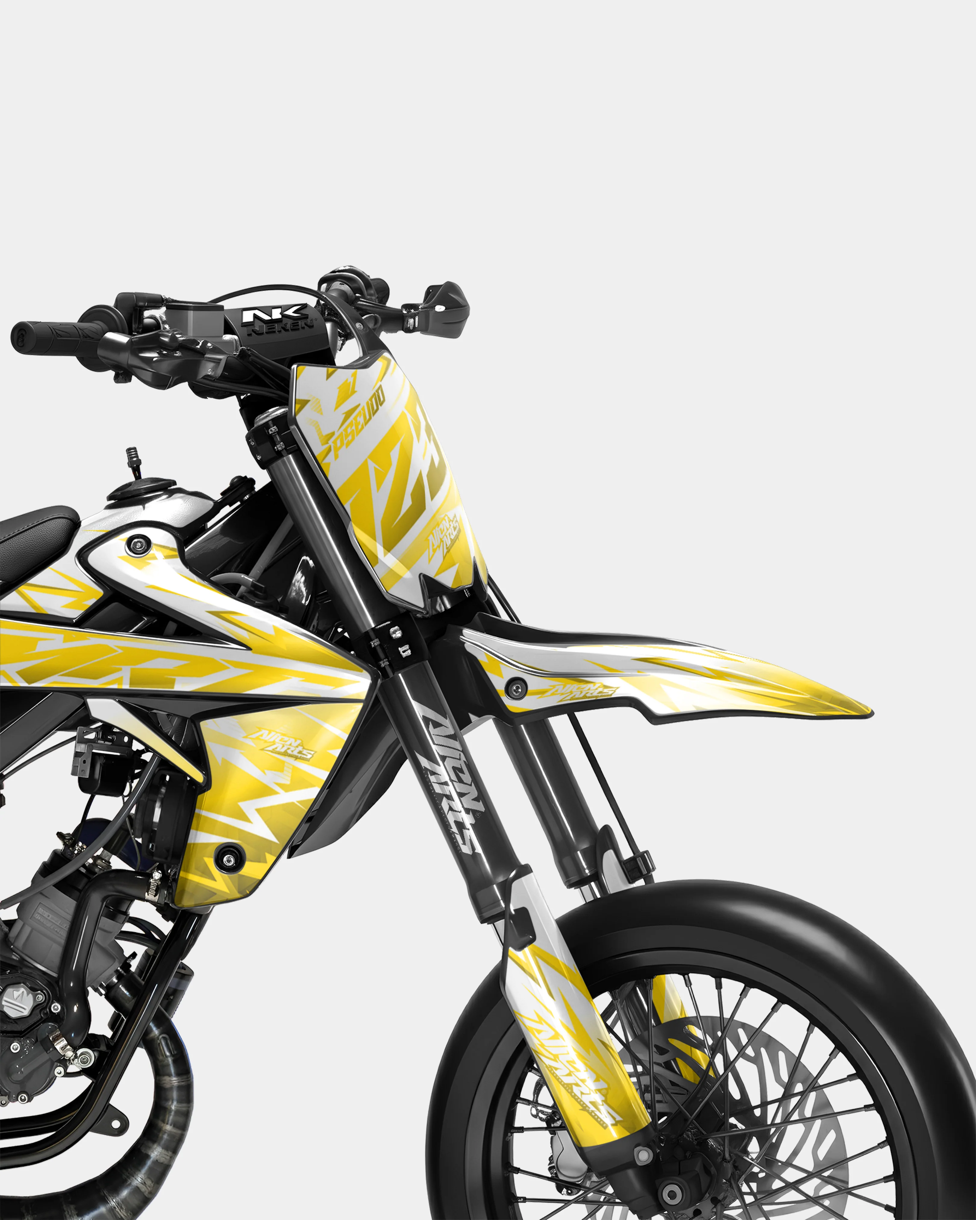 CALYPSO - Kit deco RIEJU 50cc - Jaune Foncé - Image 2