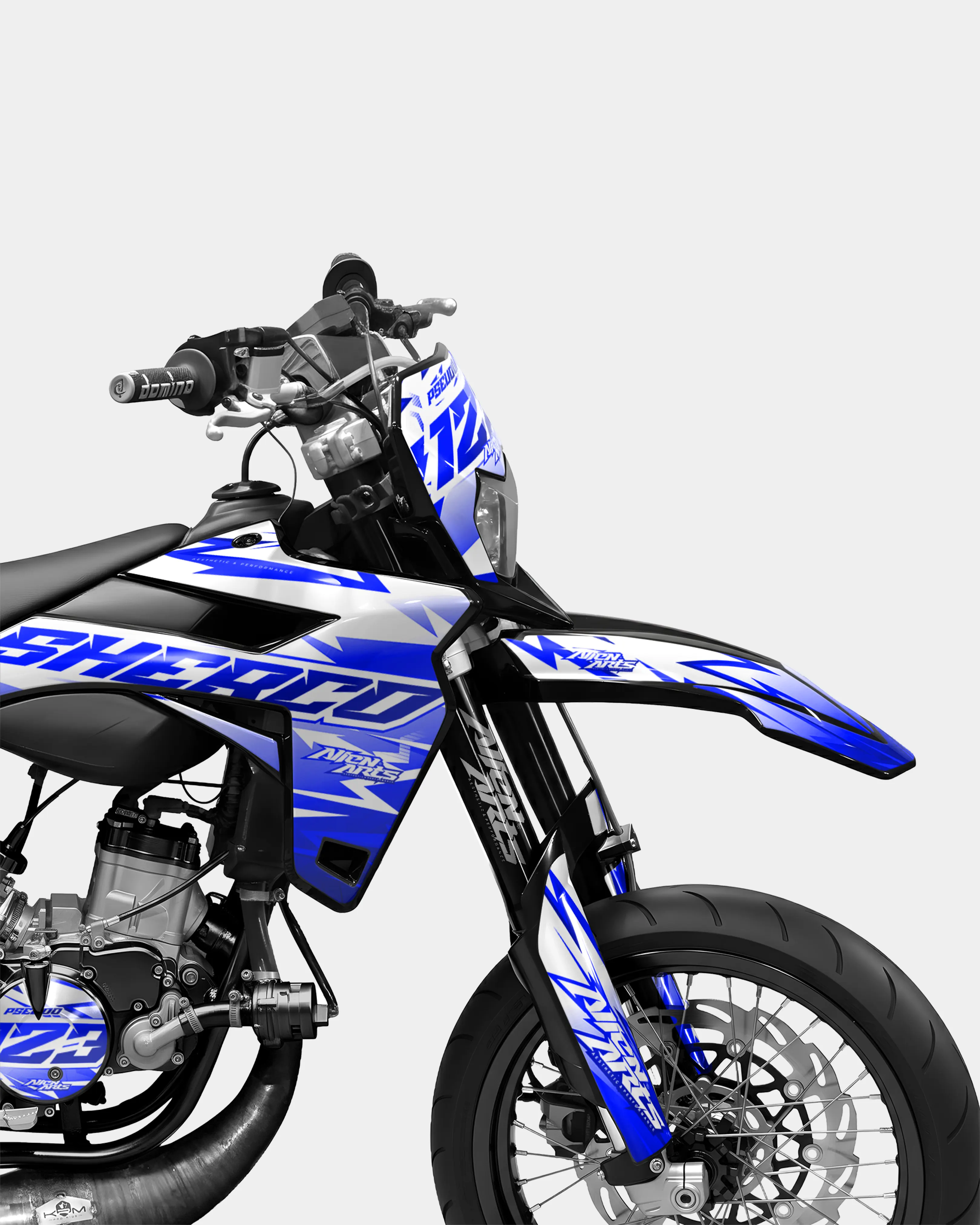 CALYPSO - Kit deco SHERCO 50cc - Bleu foncé - Image 3