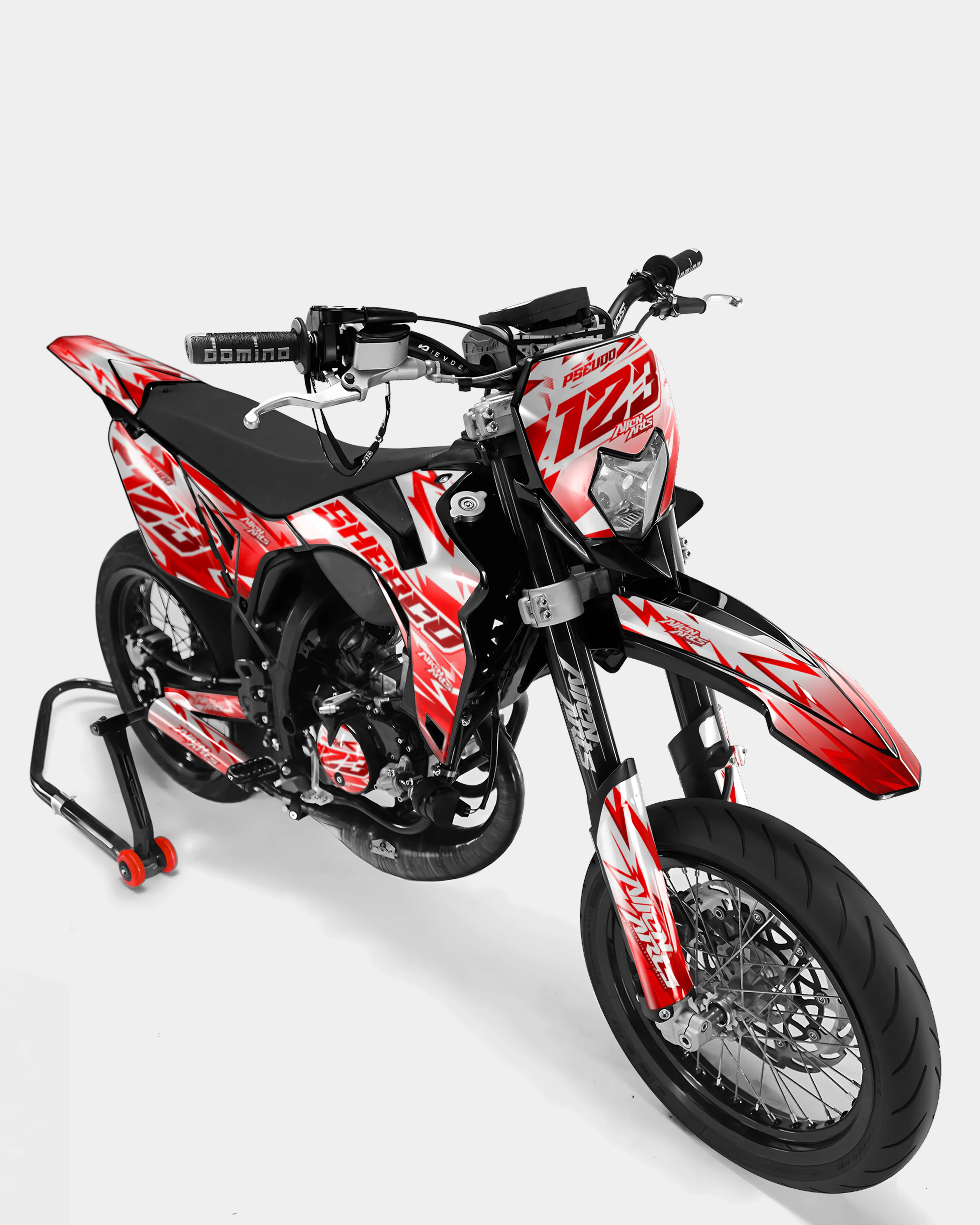 CALYPSO - Kit deco SHERCO 50cc - Rouge - Image 2
