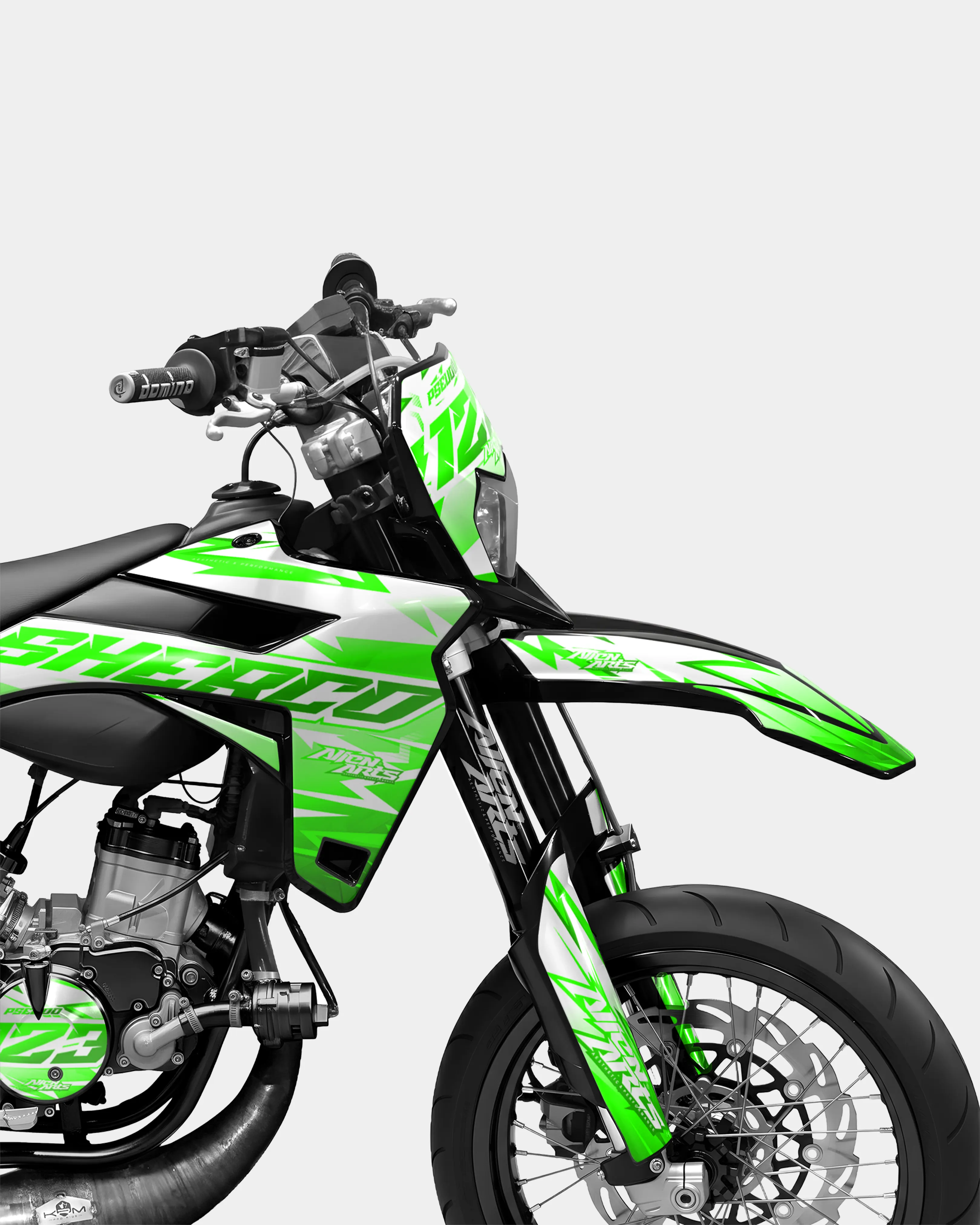 CALYPSO - Kit deco SHERCO 50cc - Vert - Image 2