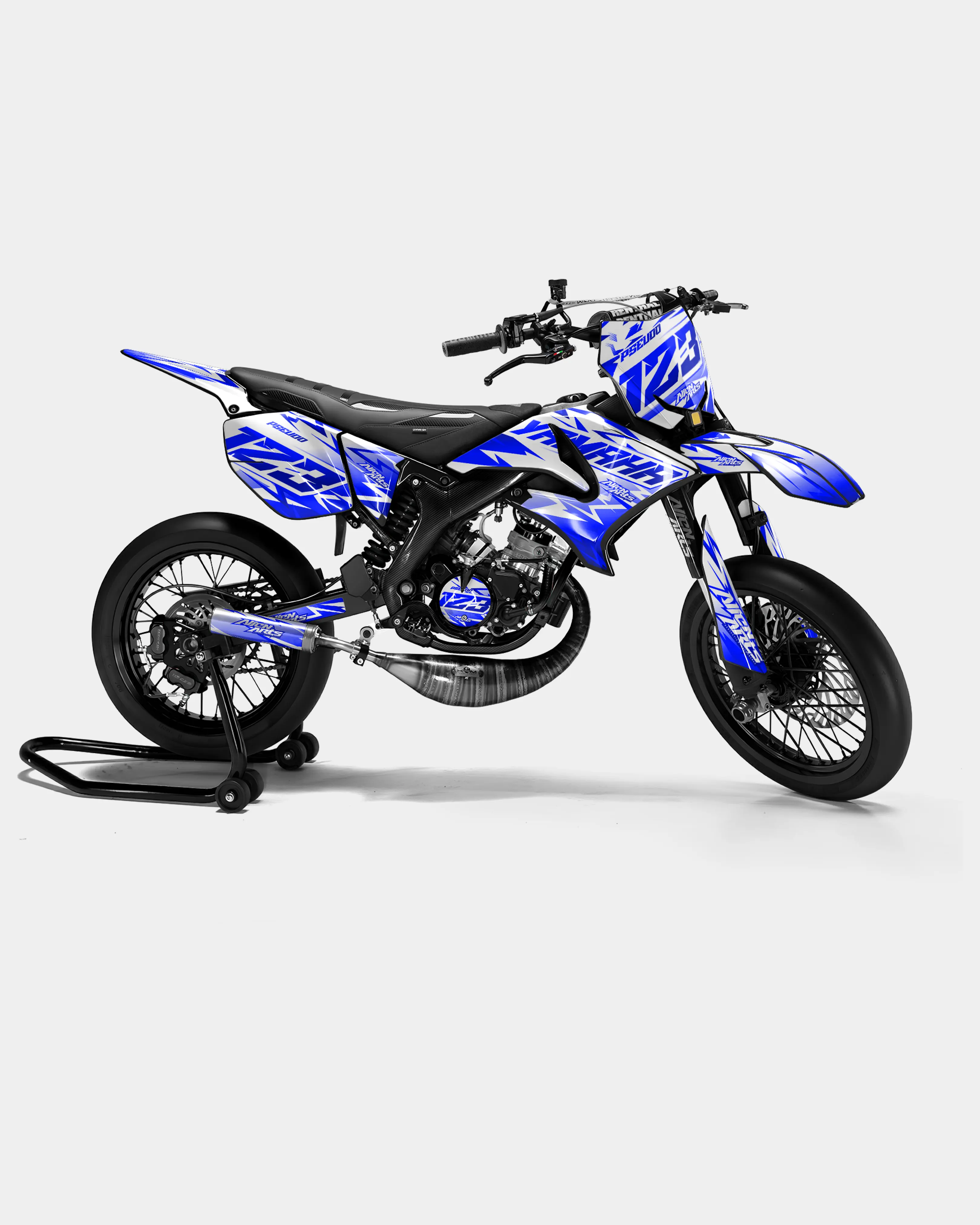 CALYPSO - Kit deco YAMAHA DT 50cc - Bleu foncé