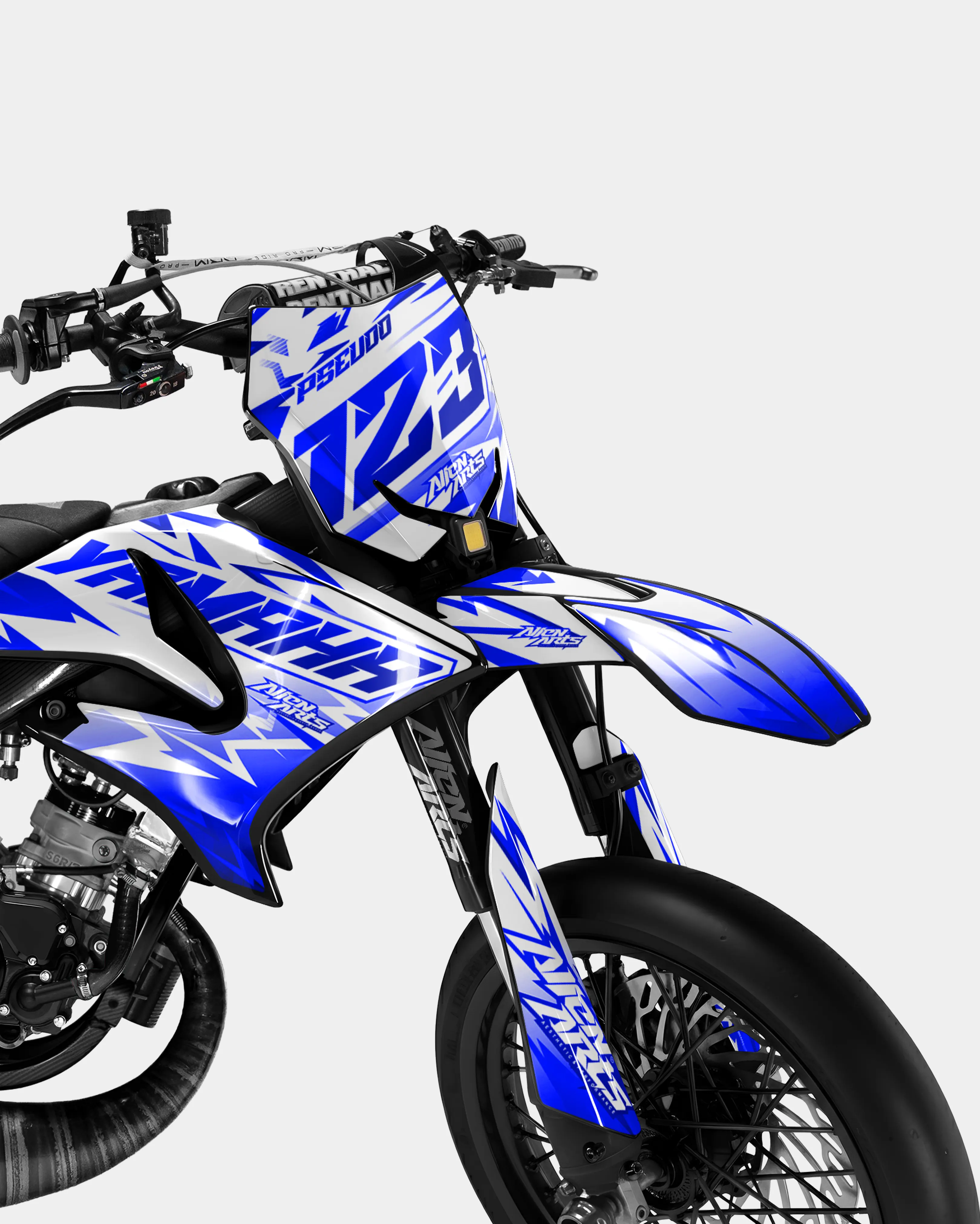 CALYPSO - Kit deco YAMAHA DT 50cc - Bleu foncé - Image 2
