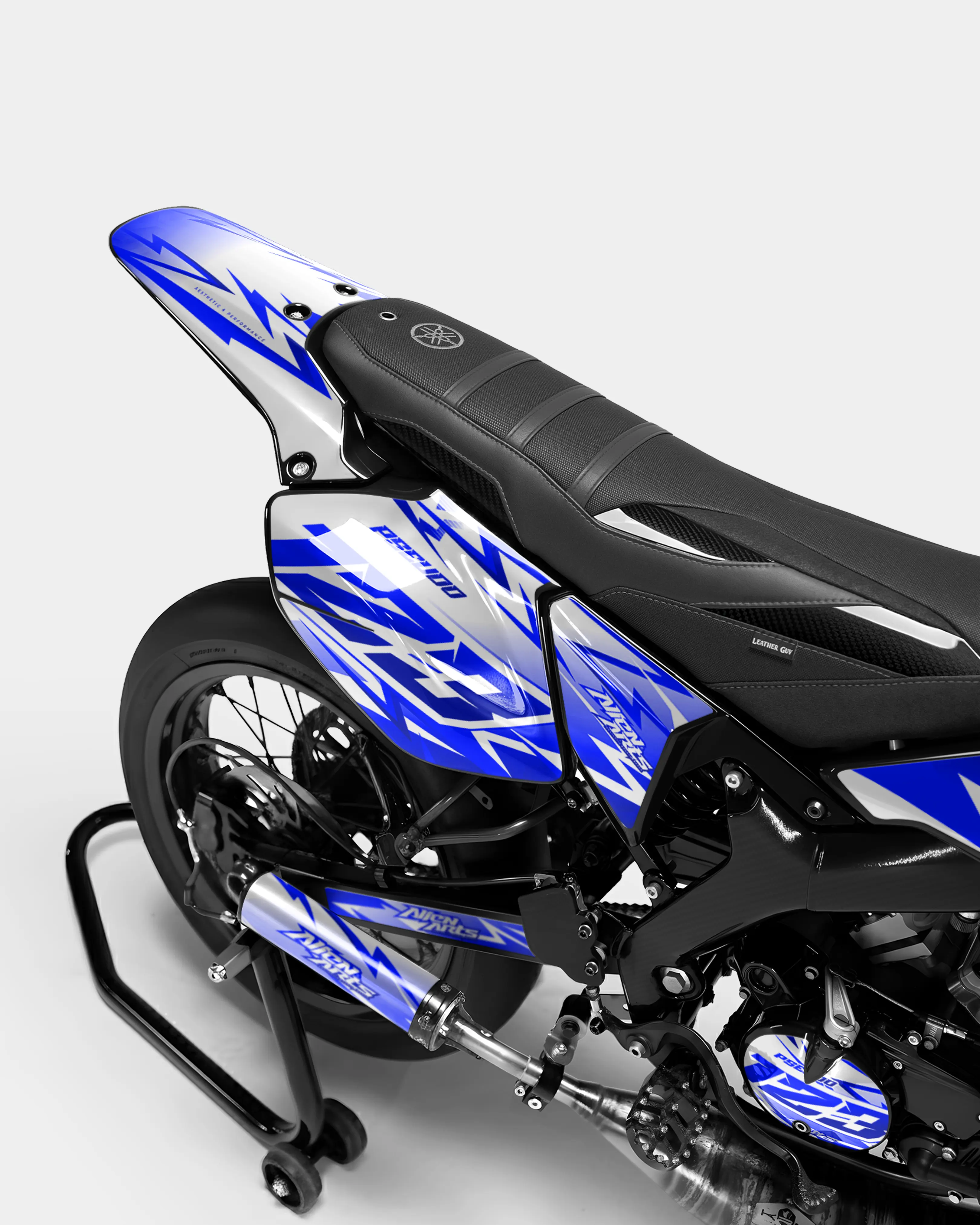 CALYPSO - Kit deco YAMAHA DT 50cc - Bleu foncé - Image 3
