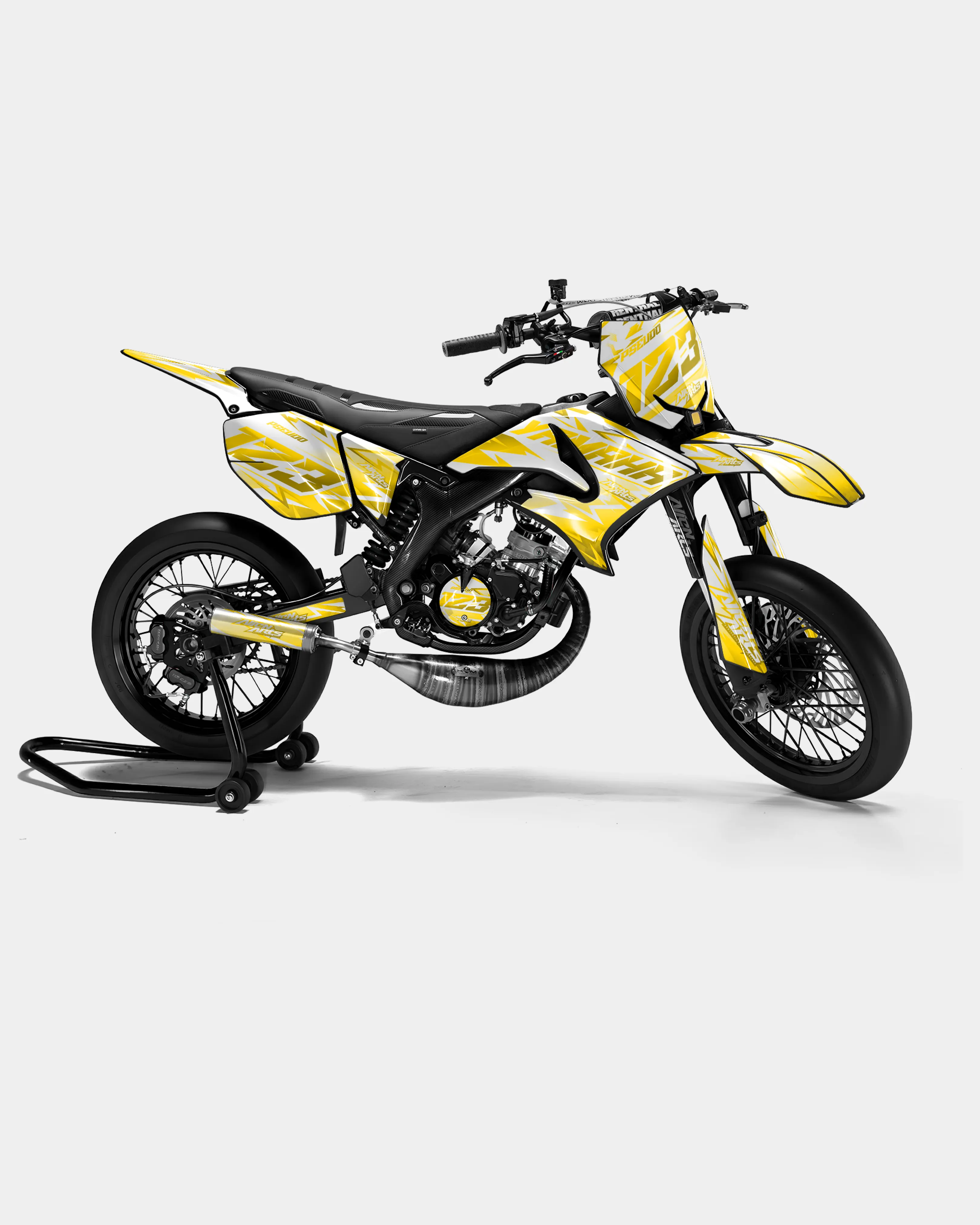 CALYPSO - Kit deco YAMAHA DT 50cc - Jaune foncé