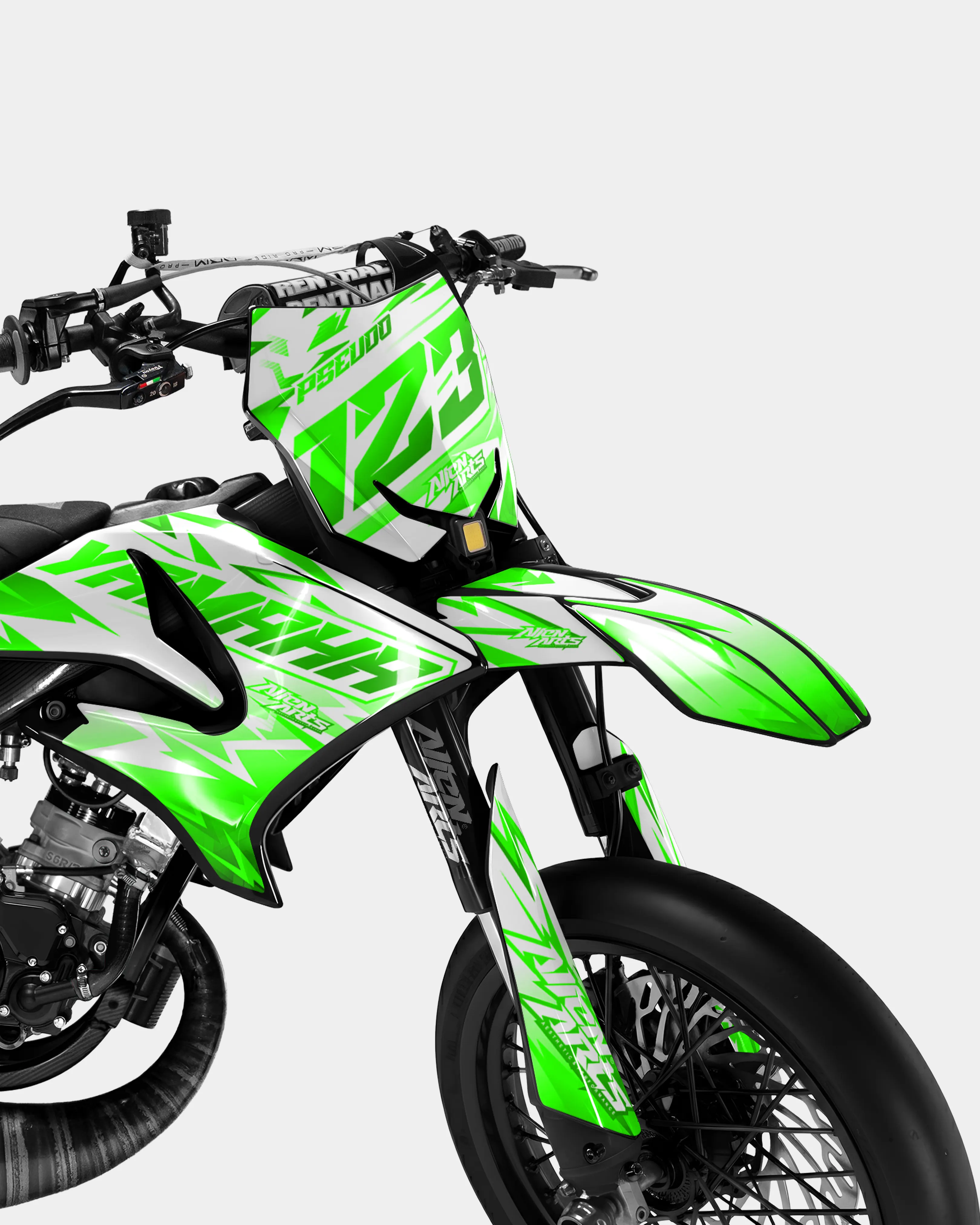 CALYPSO - Kit deco YAMAHA DT 50cc - Vert - Image 2