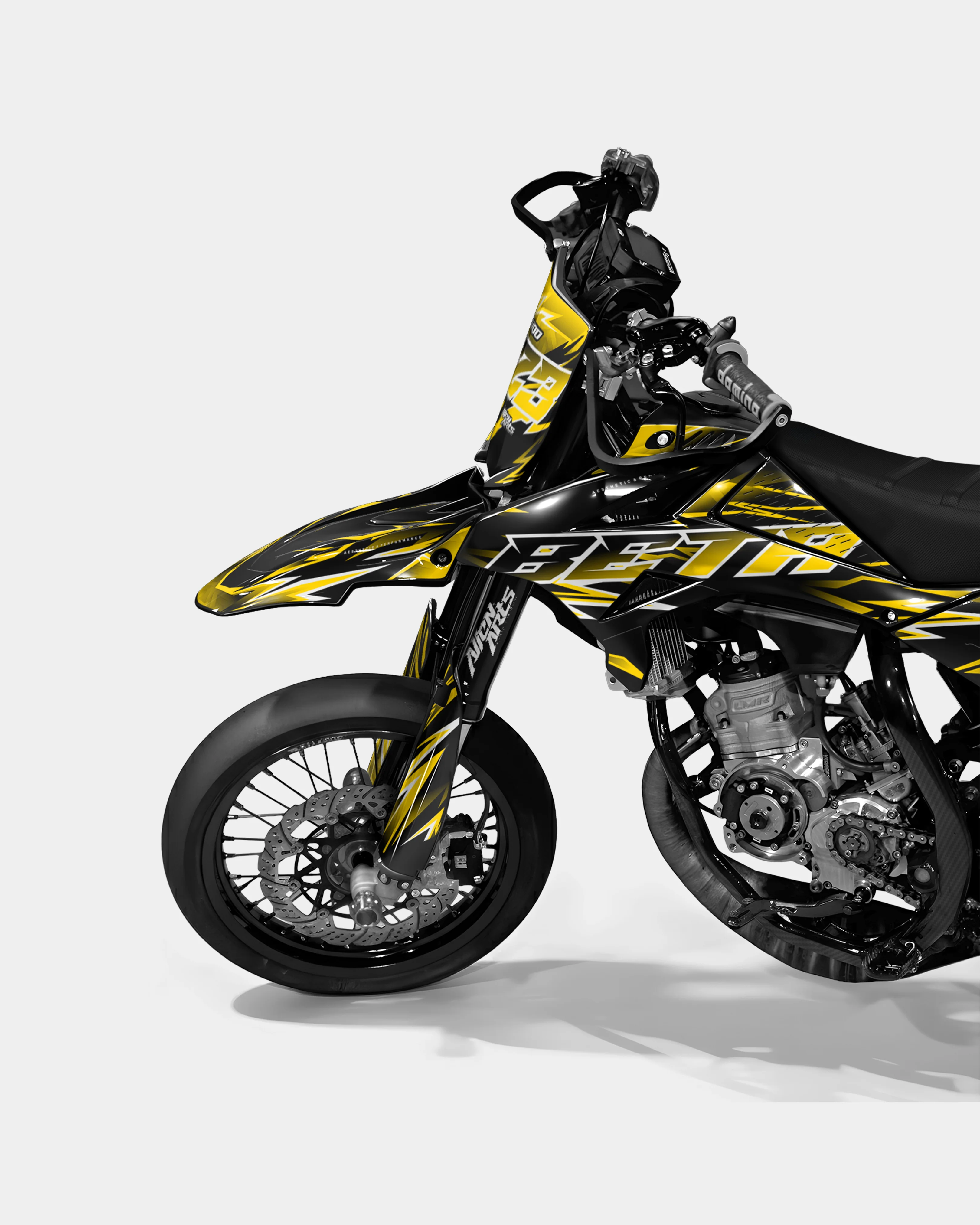 CIEL - Kit deco BETA 50cc - Jaune Foncé - Image 2