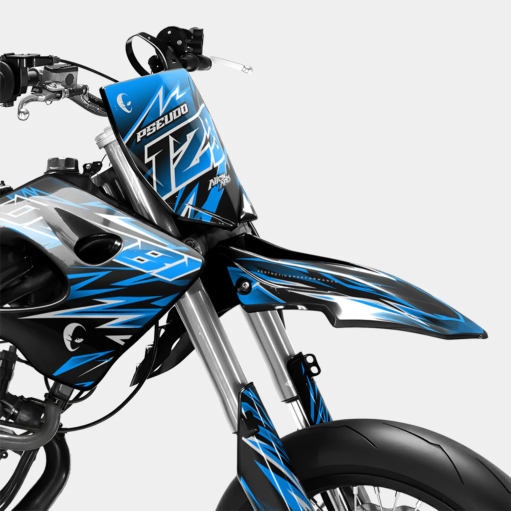 CIEL - Kit deco DERBI 50cc - Bleu - Image 2