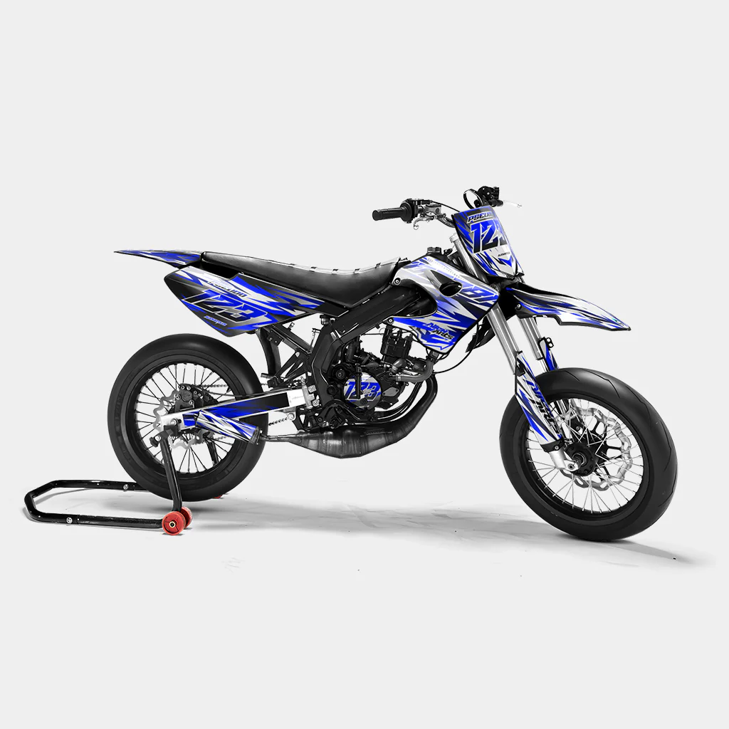 FIKA - Kit deco DERBI 50cc - Bleu Foncé
