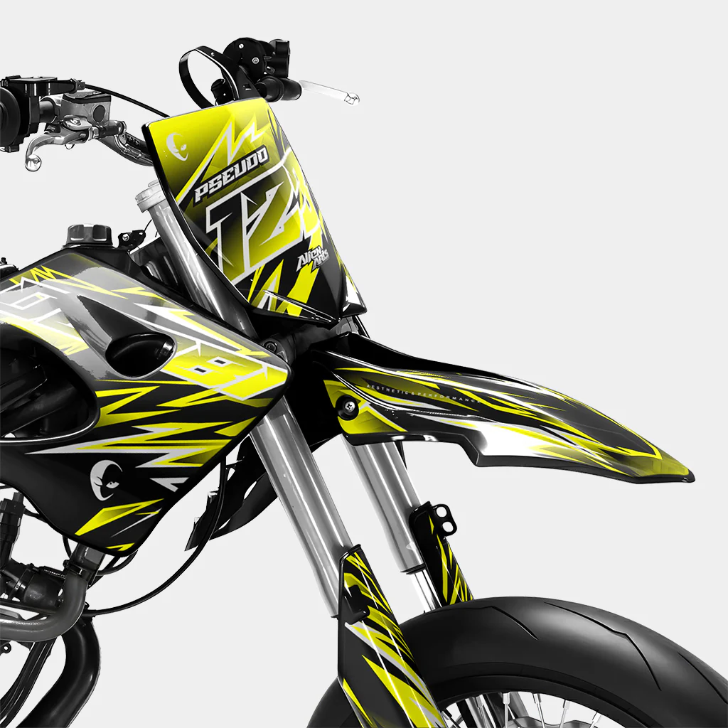 CIEL - Kit deco DERBI 50cc - Jaune - Image 2