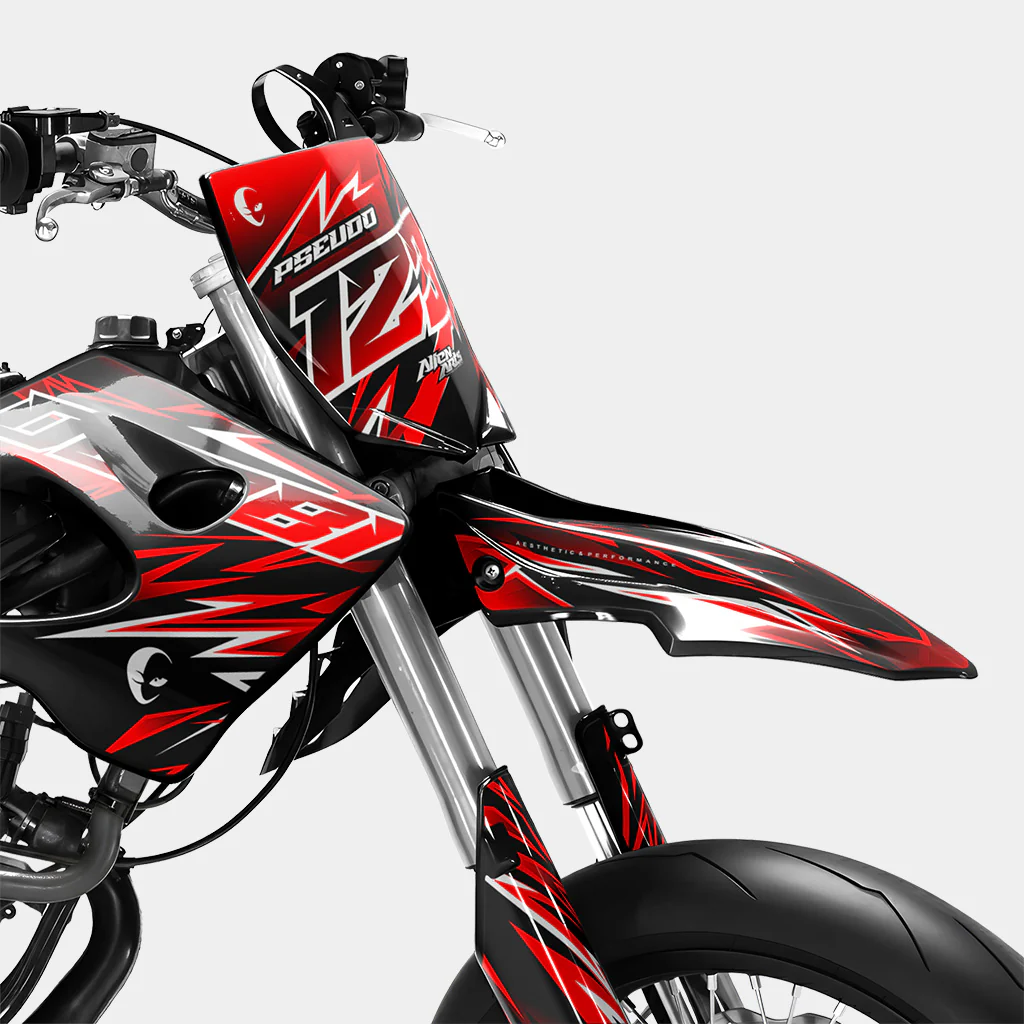 CIEL - Kit deco DERBI 50cc - Rouge - Image 2