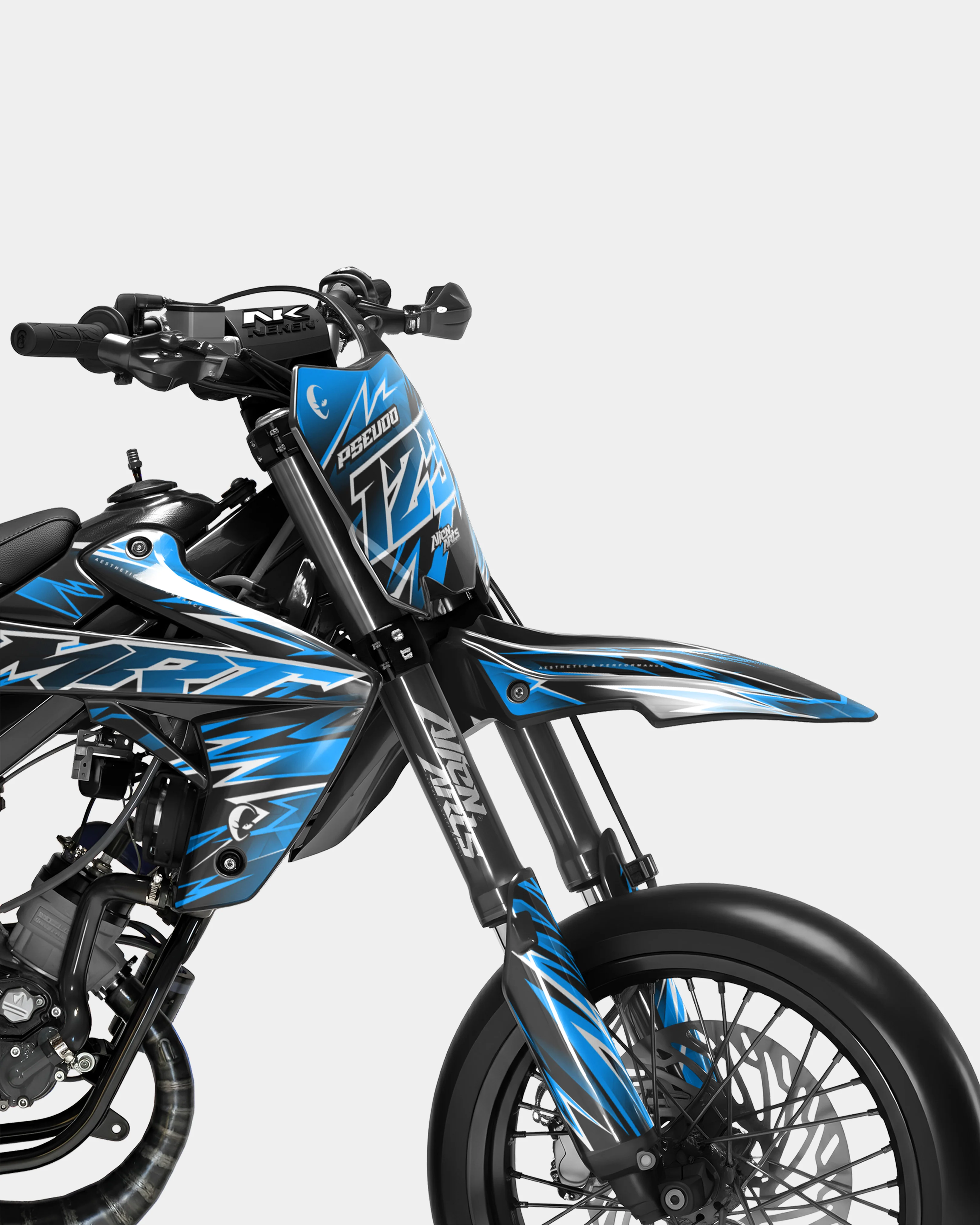 CIEL - Kit deco RIEJU 50cc - Bleu - Image 2