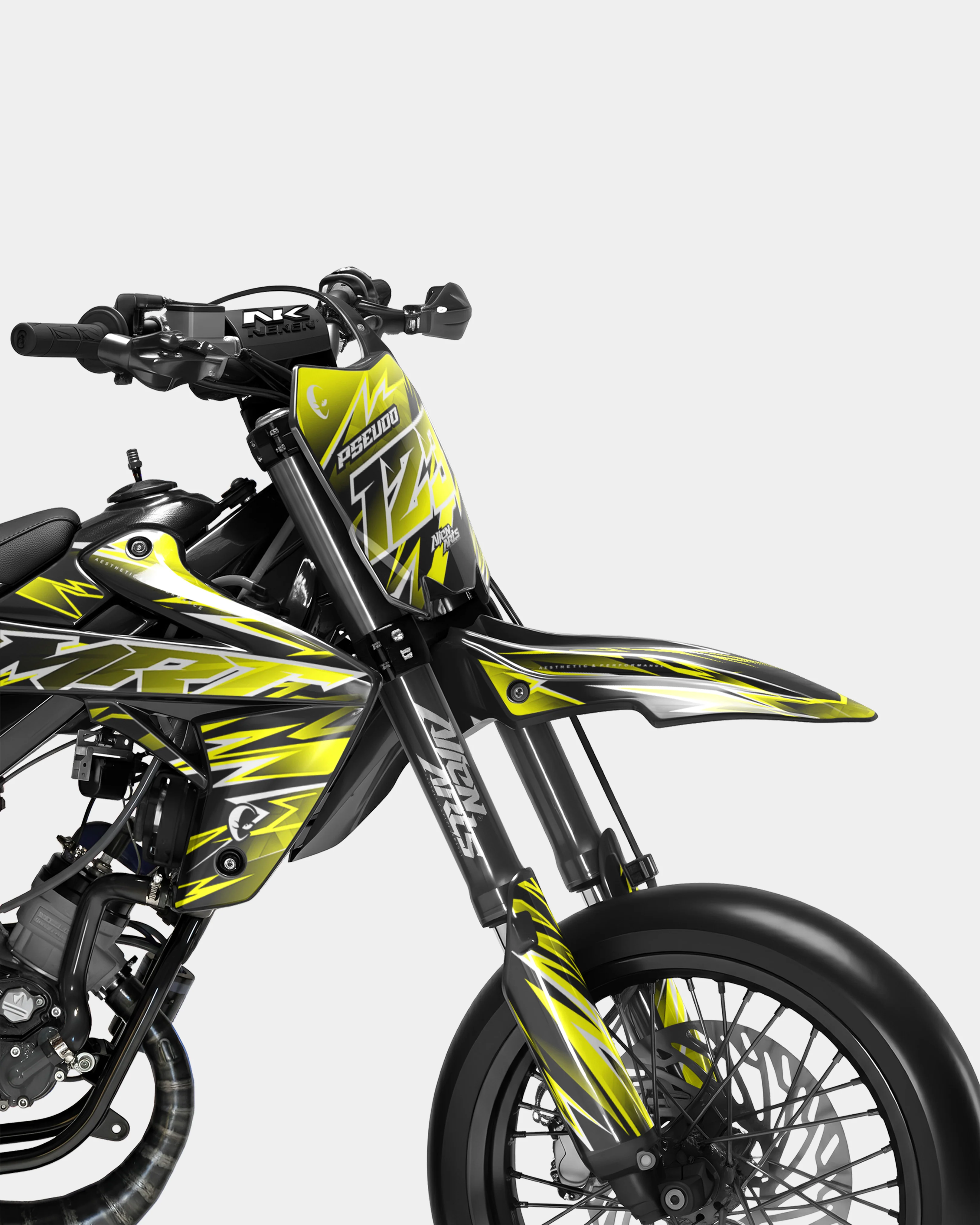 CIEL - Kit deco RIEJU 50cc - Jaune - Image 2