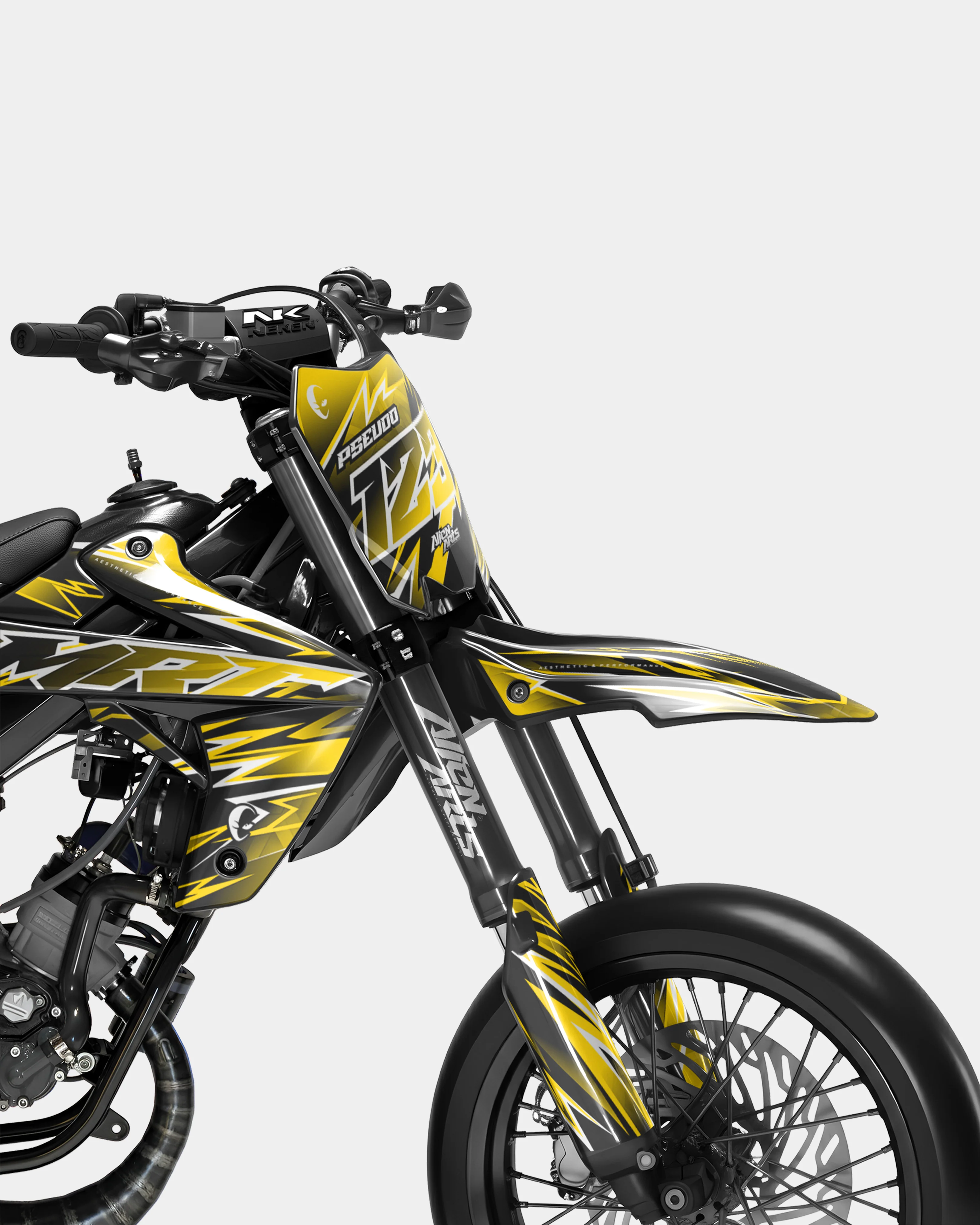 CIEL - Kit deco RIEJU 50cc - Jaune Foncé - Image 2