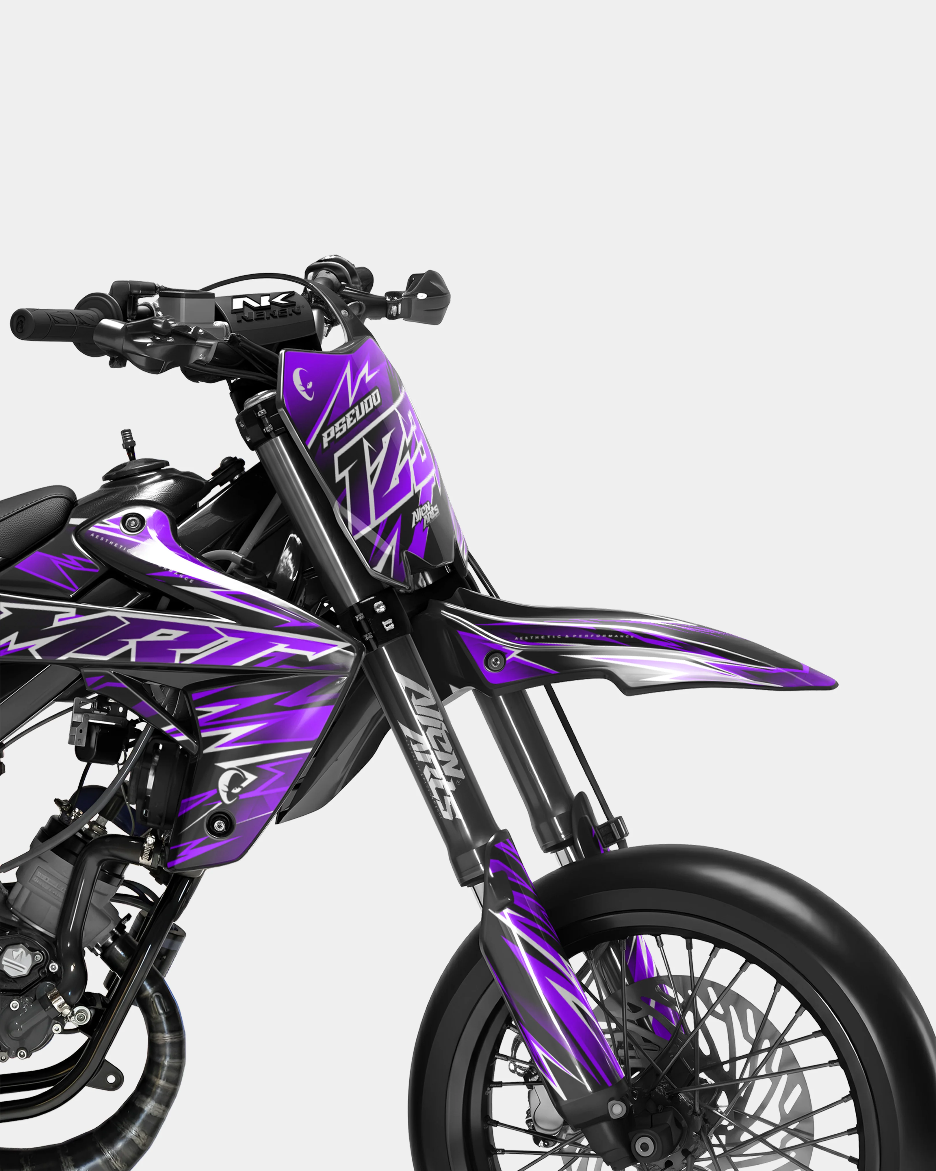 CIEL - Kit deco RIEJU 50cc - Violet - Image 2