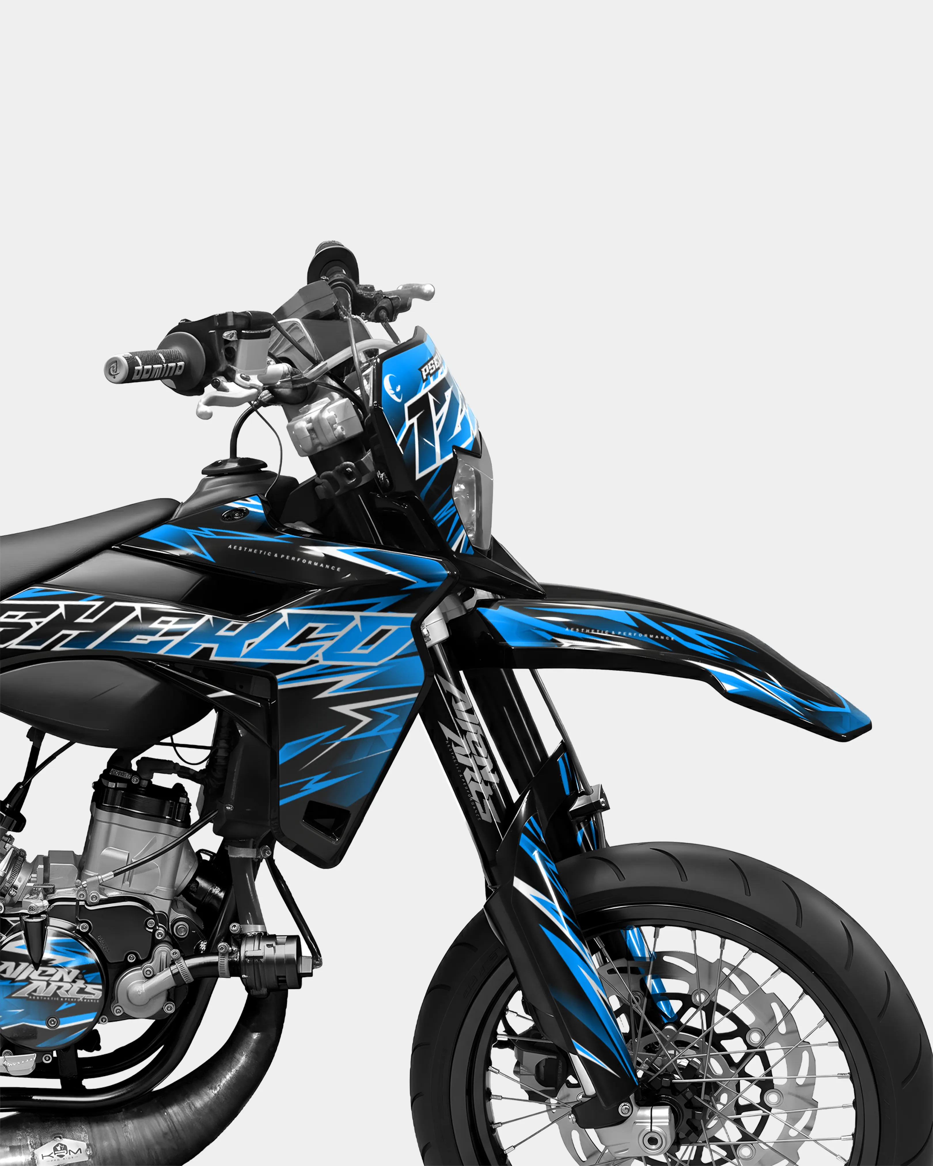 CIEL - Kit deco SHERCO 50cc - Bleu - Image 3