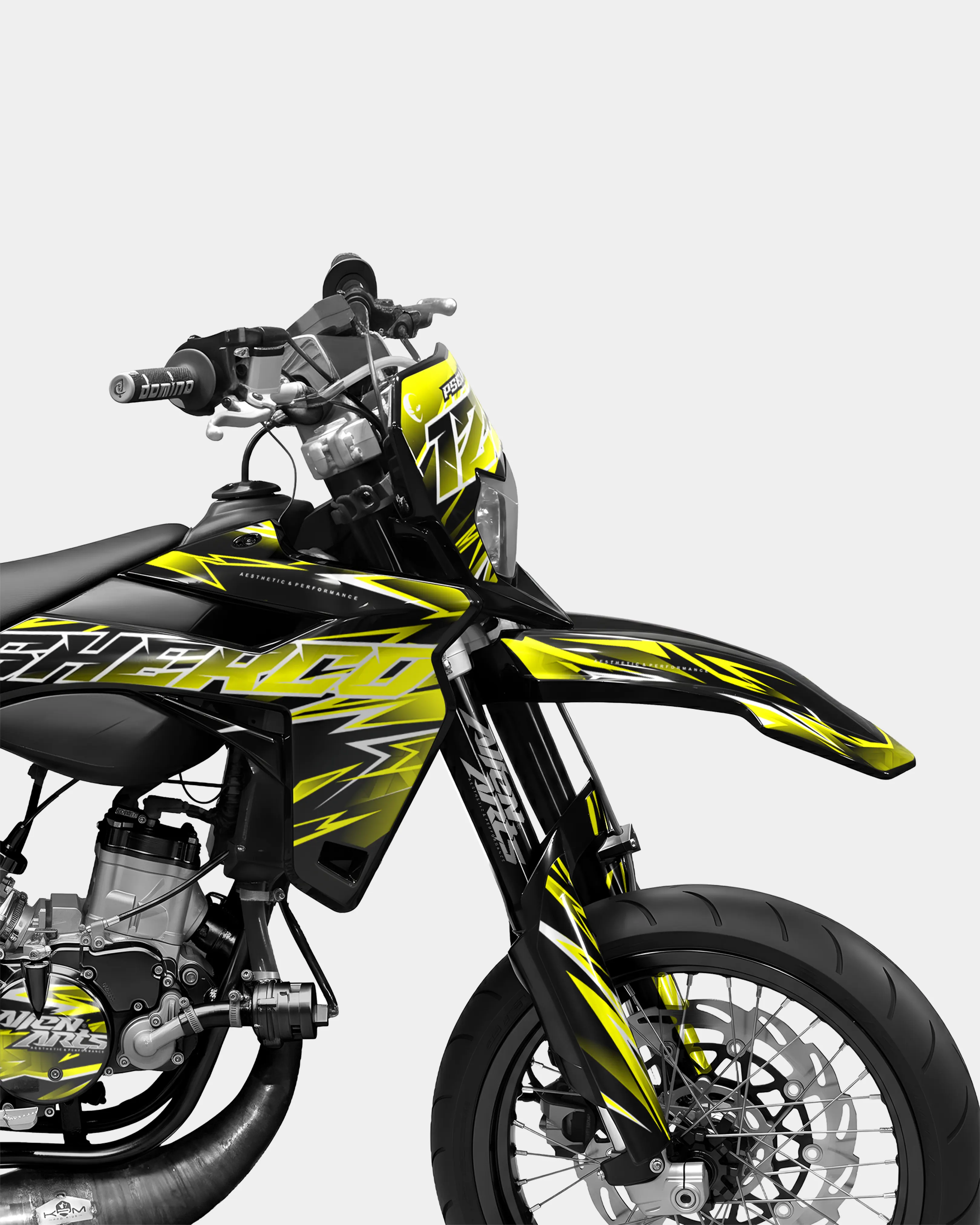 CIEL - Kit deco SHERCO 50cc - Jaune - Image 3