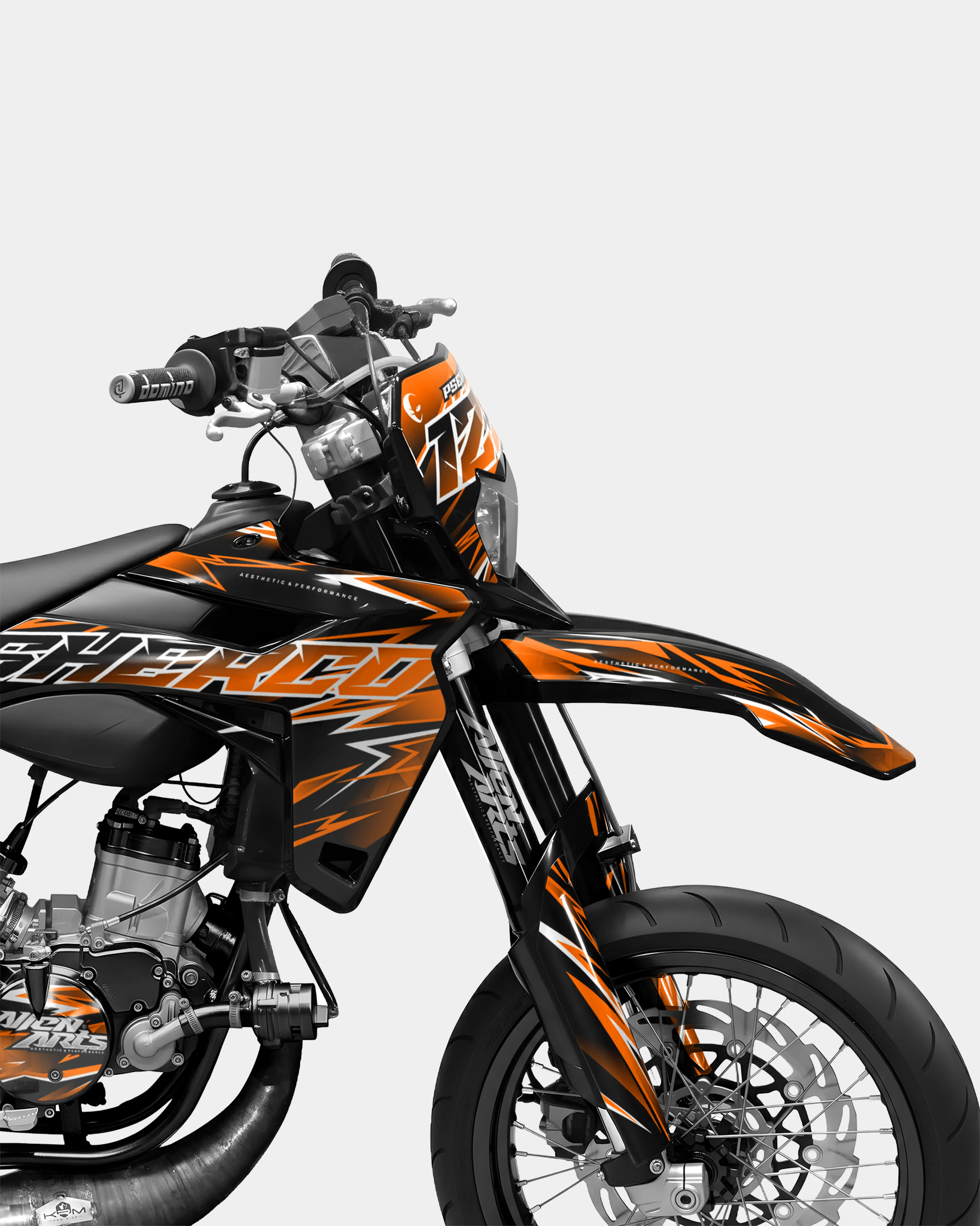 CIEL - Kit deco SHERCO 50cc - Orange - Image 3