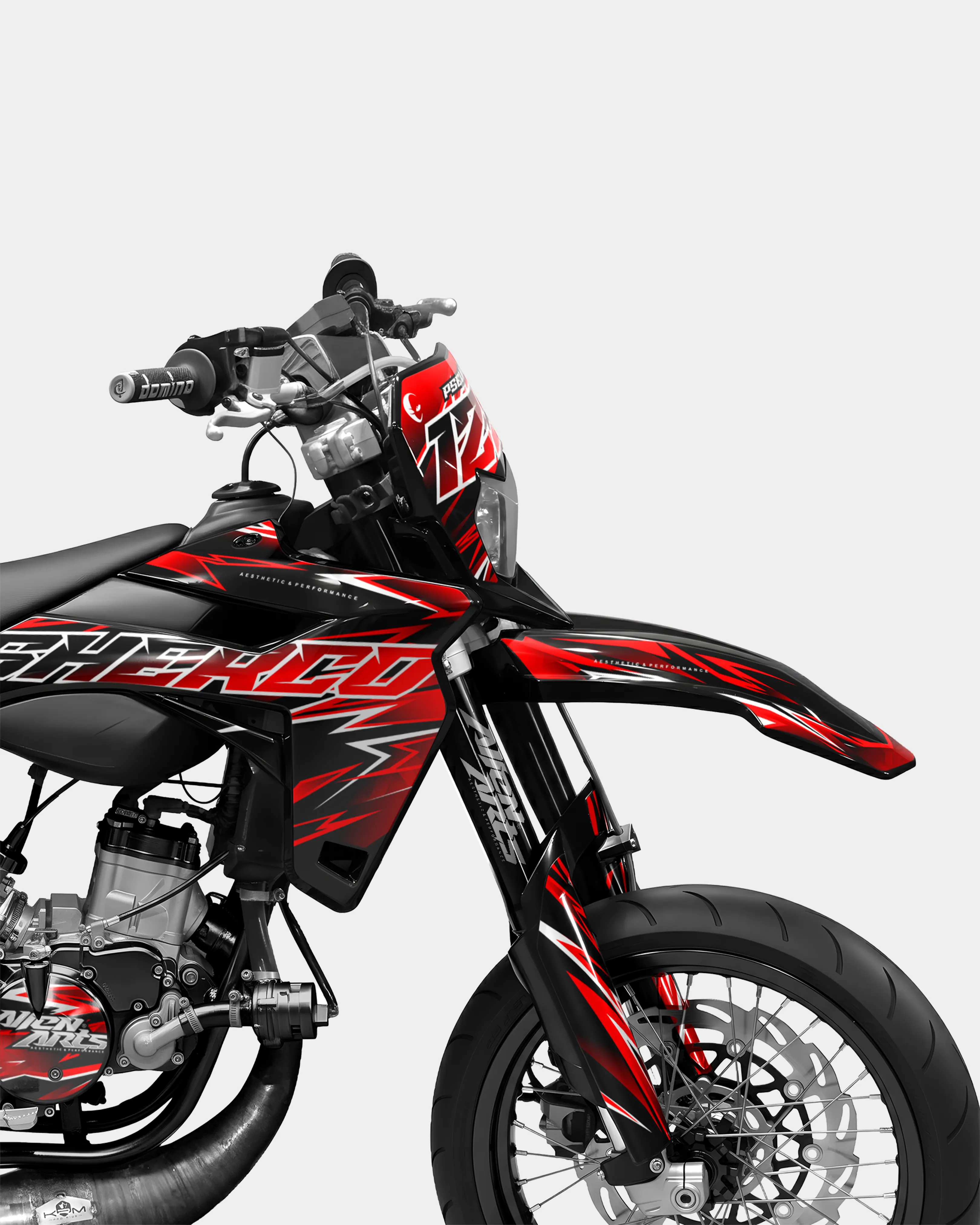 CIEL - Kit deco SHERCO 50cc - Rouge - Image 3