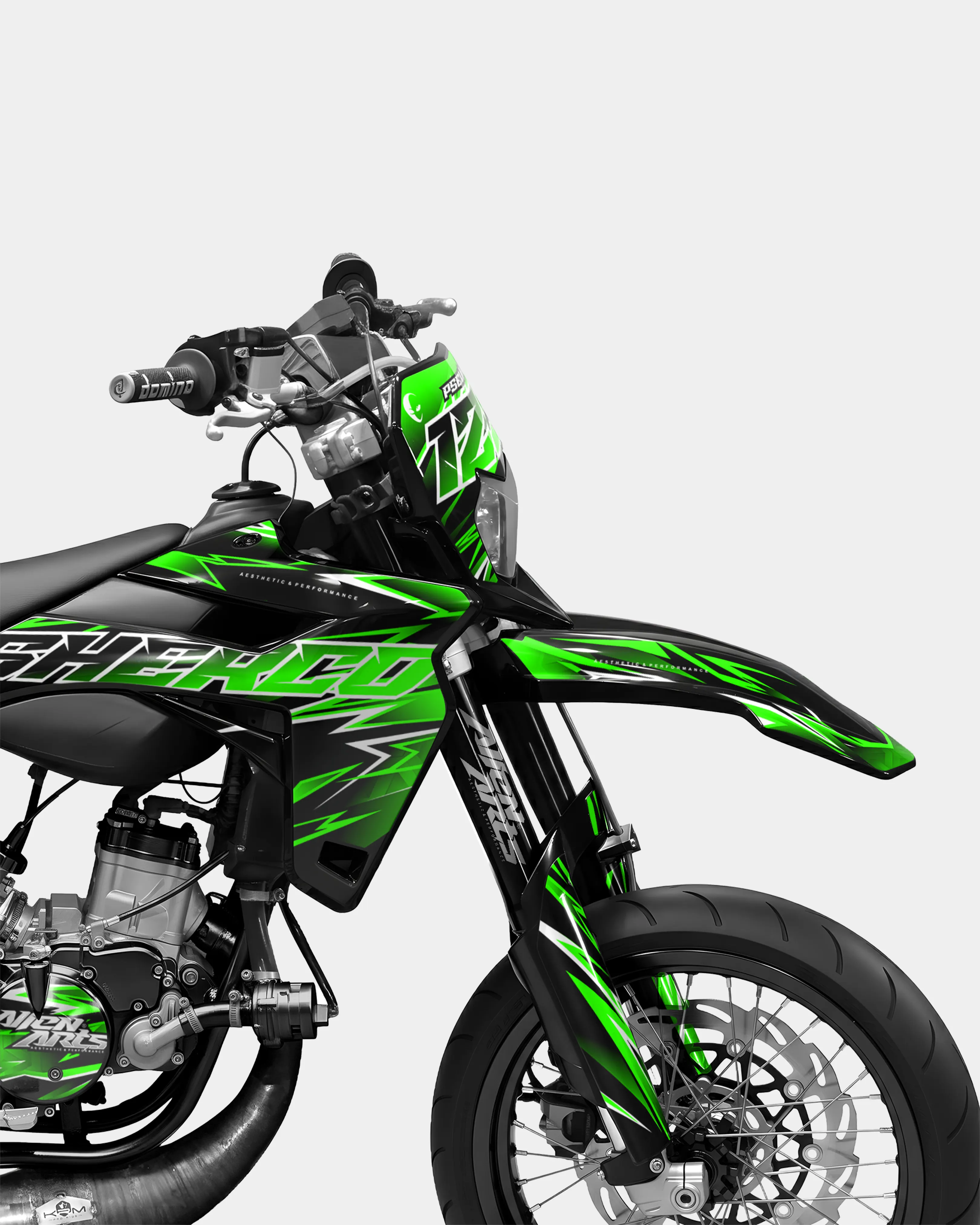 CIEL - Kit deco SHERCO 50cc - Vert - Image 3