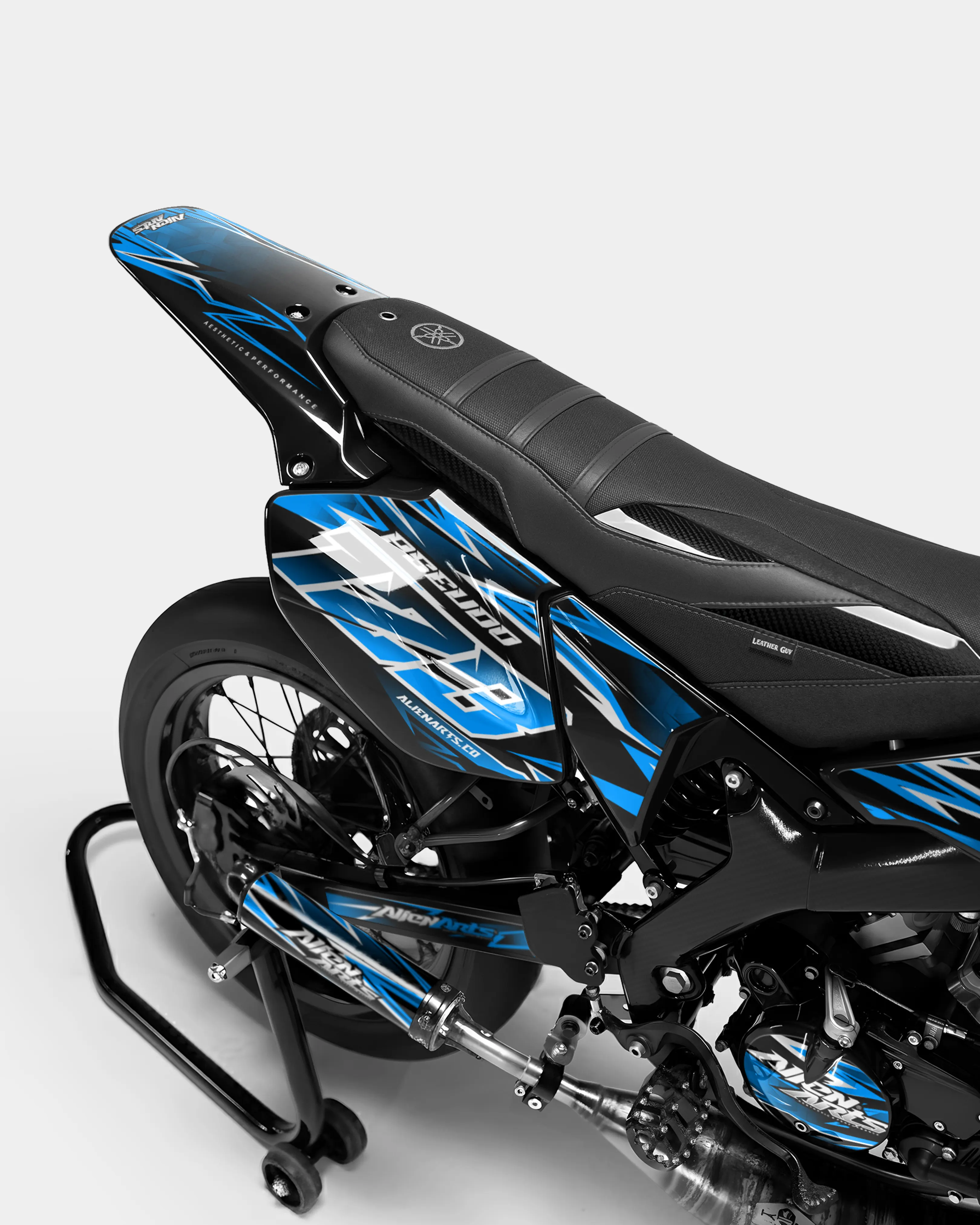 CIEL - Kit deco YAMAHA DT 50cc - Bleu - Image 3