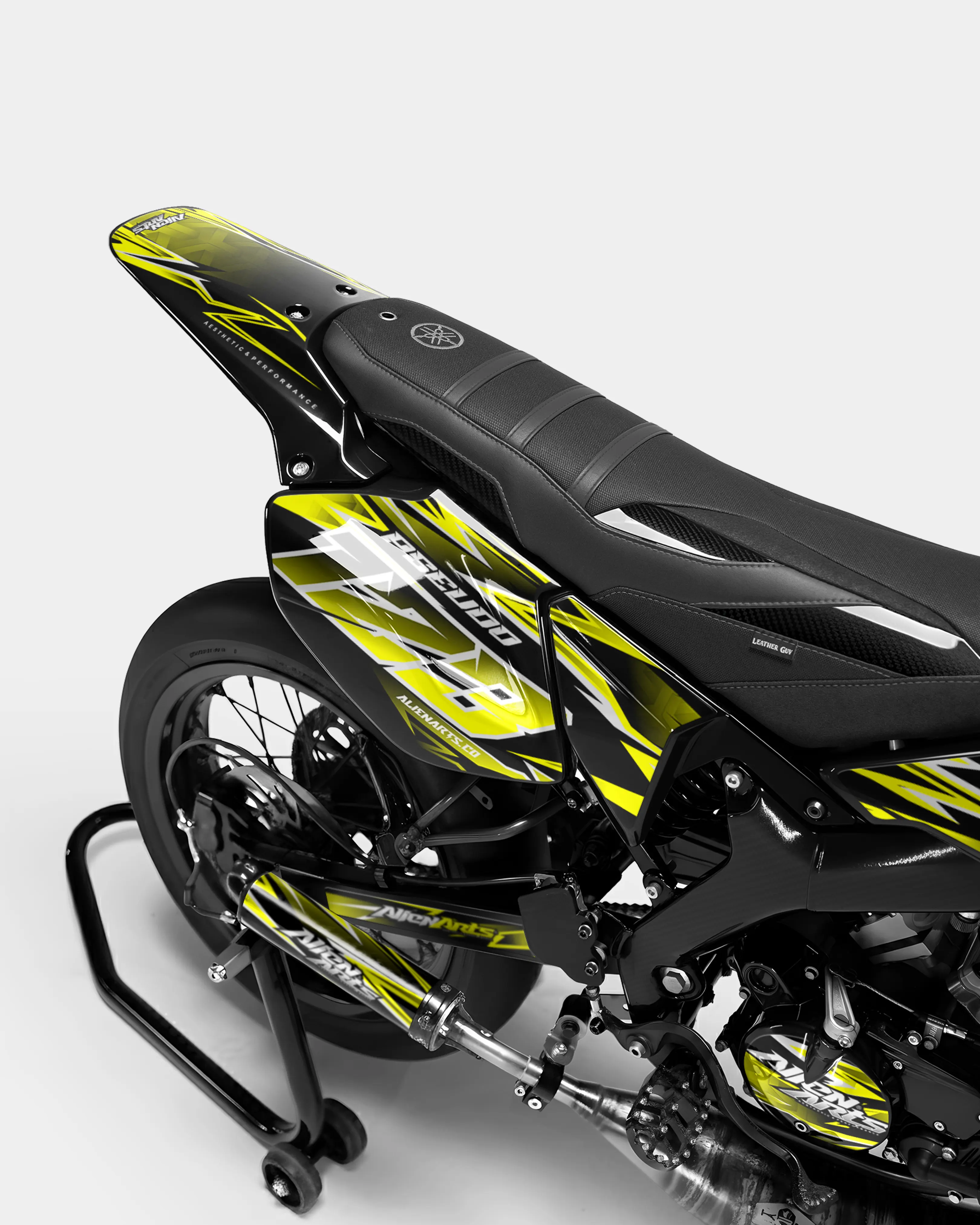 CIEL - Kit deco YAMAHA DT 50cc - Jaune - Image 3