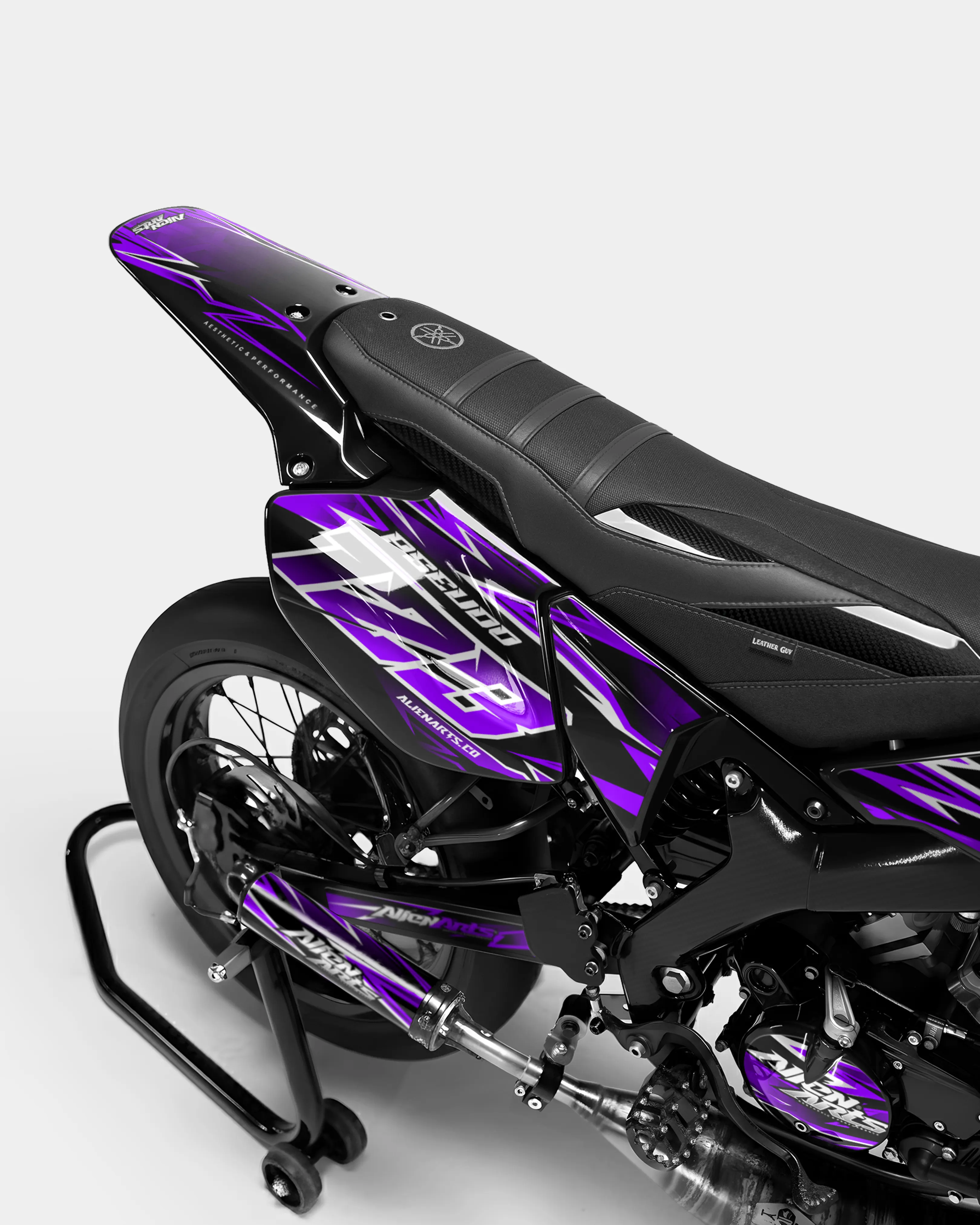 CIEL - Kit deco YAMAHA DT 50cc - Violet - Image 3
